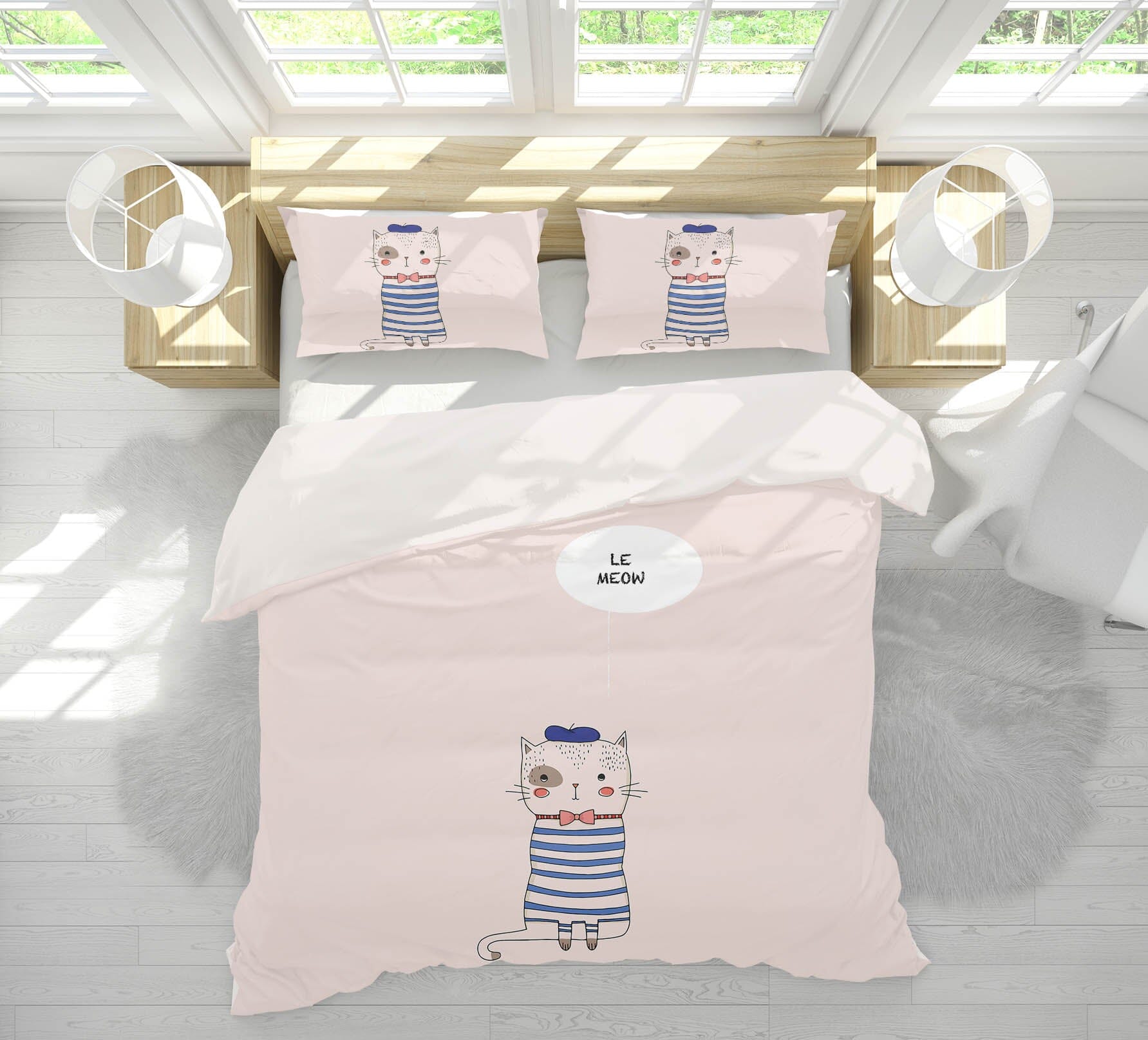 3D Cute Kitten 174 Boris Draschoff Bedding Bed Pillowcases Quilt Quiet Covers AJ Creativity Home