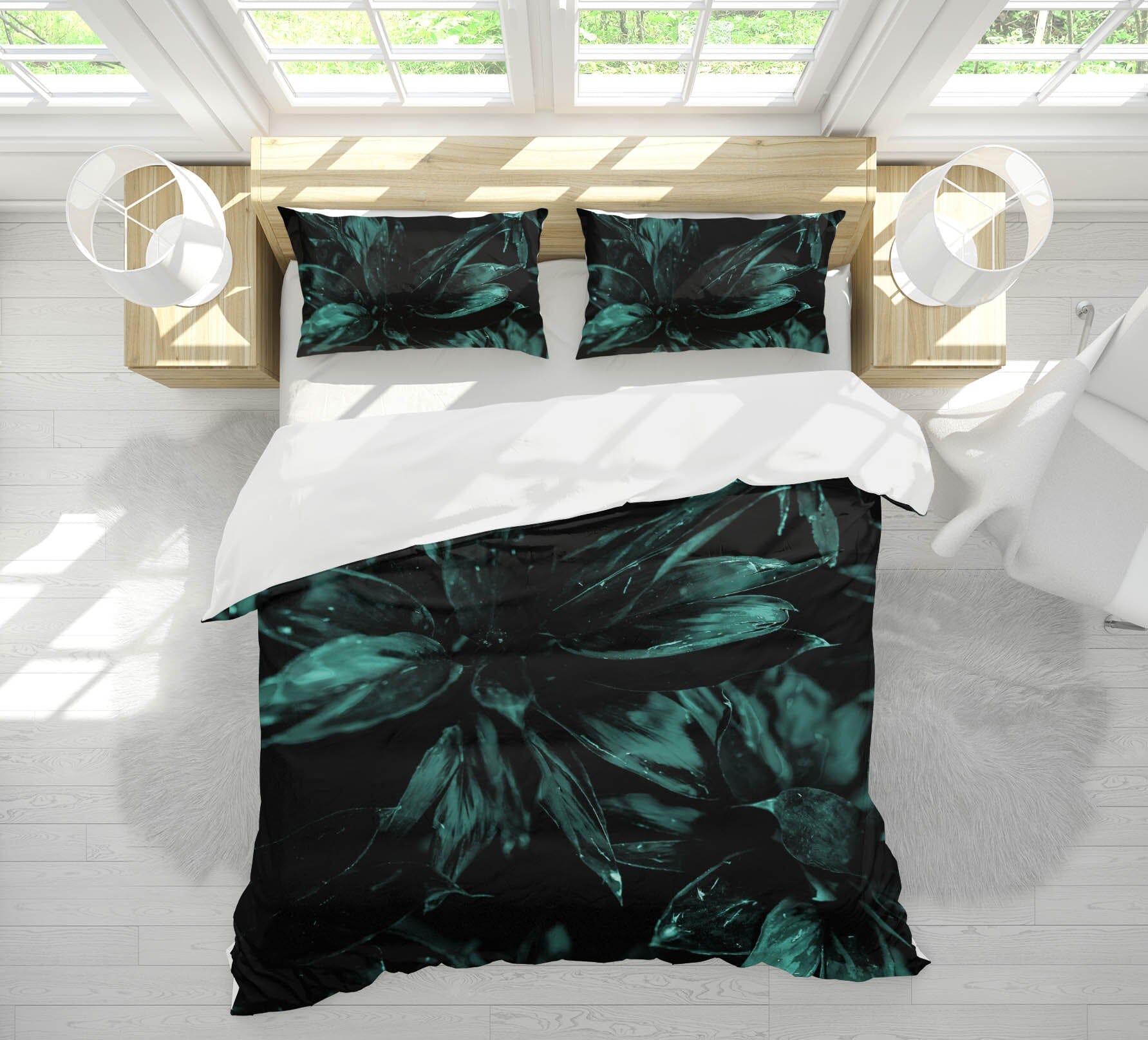 3D Growing Leaves 242 Boris Draschoff Bedding Bed Pillowcases Quilt Quiet Covers AJ Creativity Home