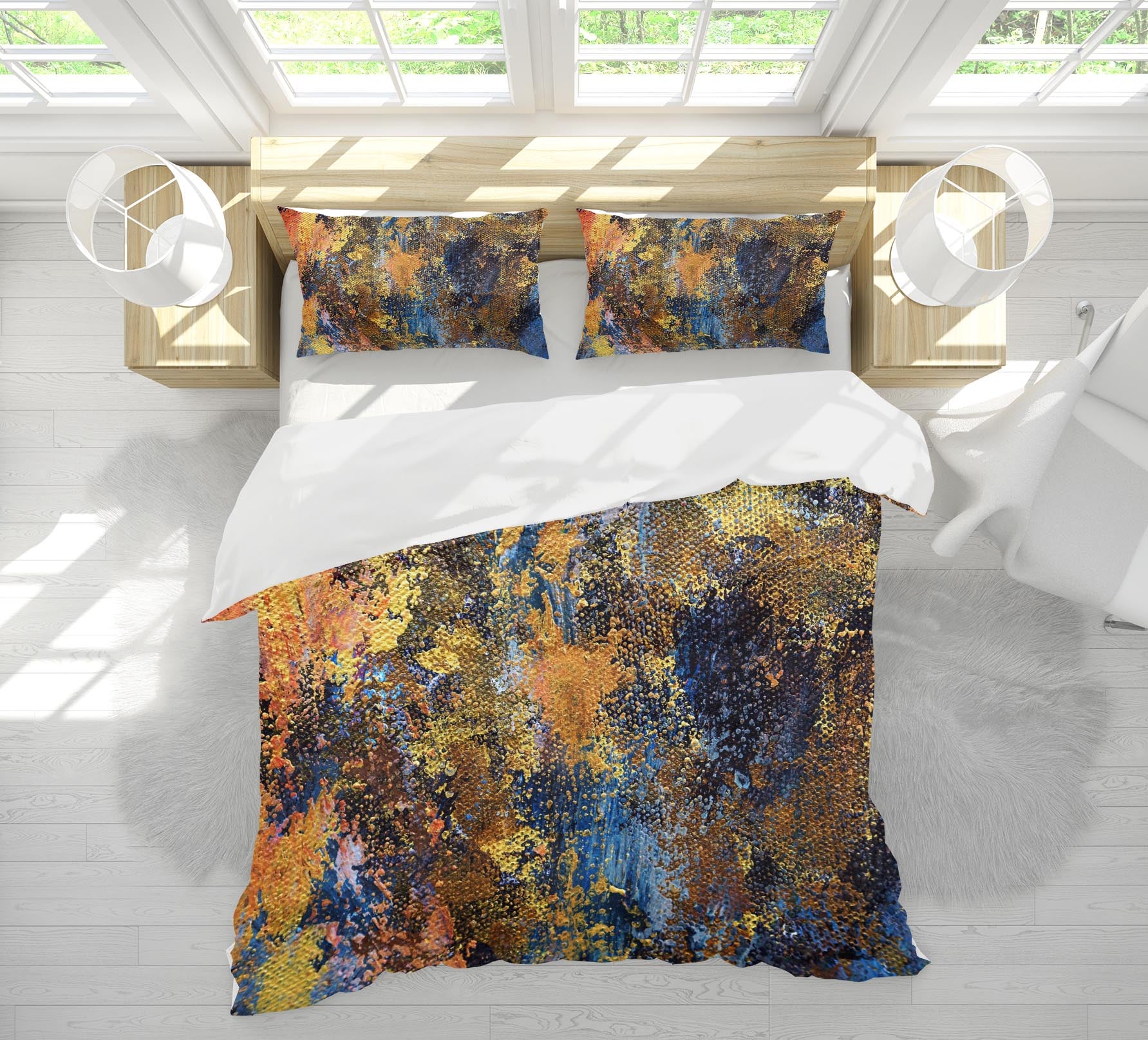 3D Texture 60162 Bed Pillowcases Quilt