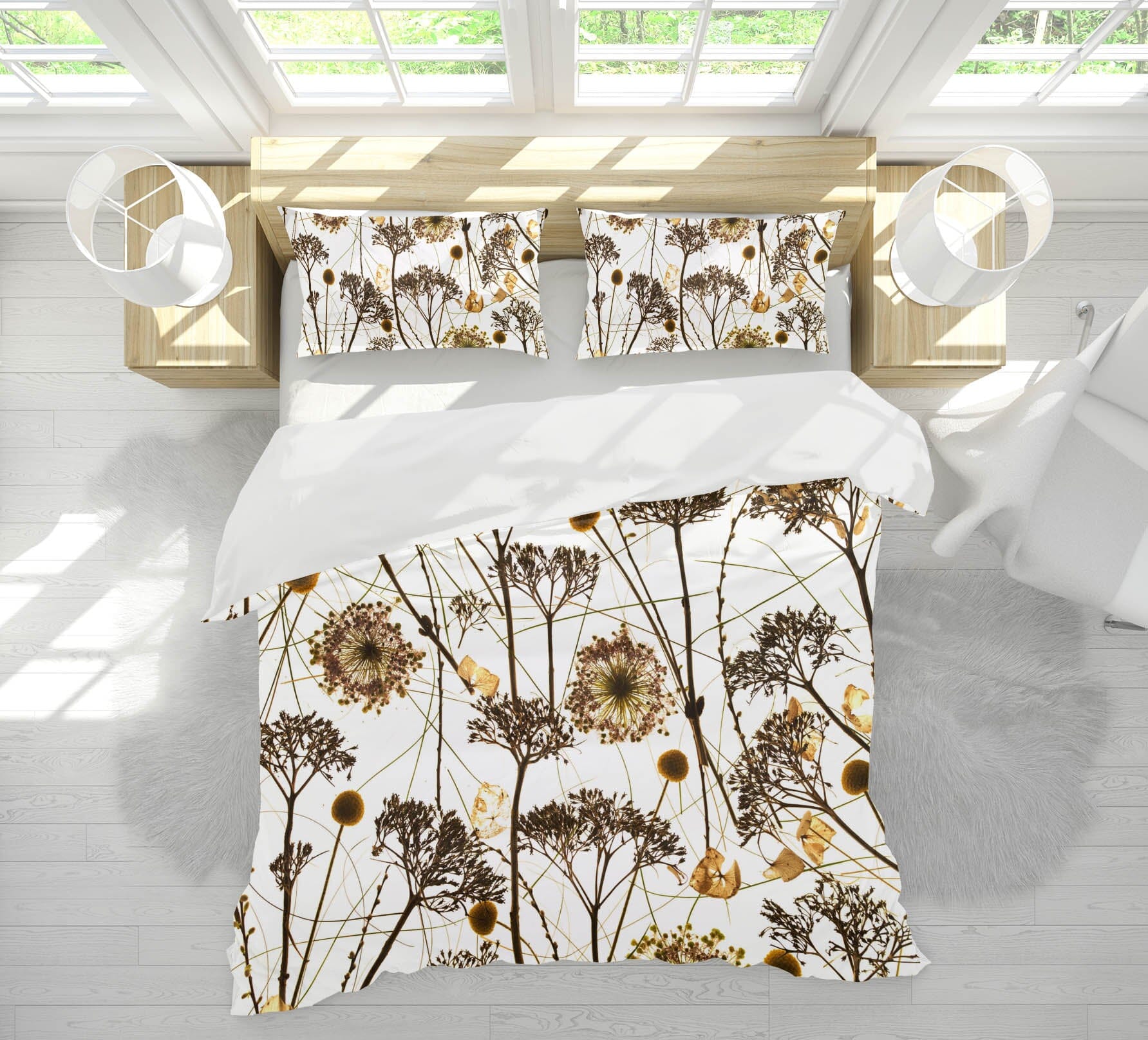 3D Withered Dandelion 1005 Assaf Frank Bedding Bed Pillowcases Quilt Quiet Covers AJ Creativity Home