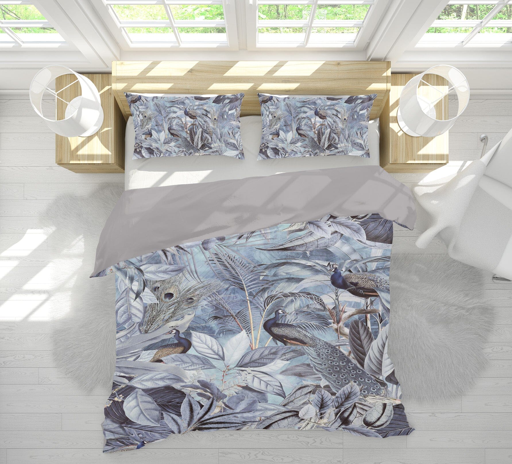 3D Forest Leaves 110 Andrea haase Bedding Bed Pillowcases Quilt Quiet Covers AJ Creativity Home