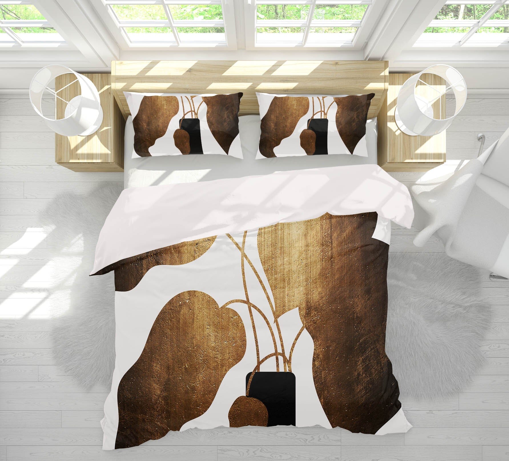 3D Abstract Bouquet 102 Boris Draschoff Bedding Bed Pillowcases Quilt Quiet Covers AJ Creativity Home