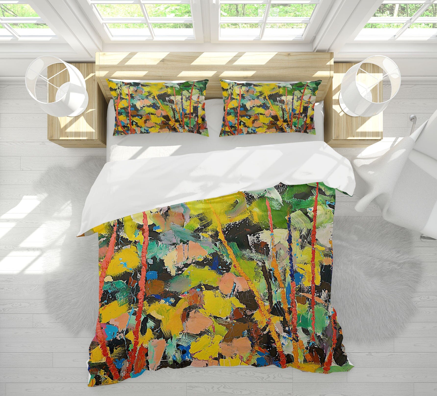 3D Gradient Pigment 1027 Allan P. Friedlander Bedding Bed Pillowcases Quilt Quiet Covers AJ Creativity Home