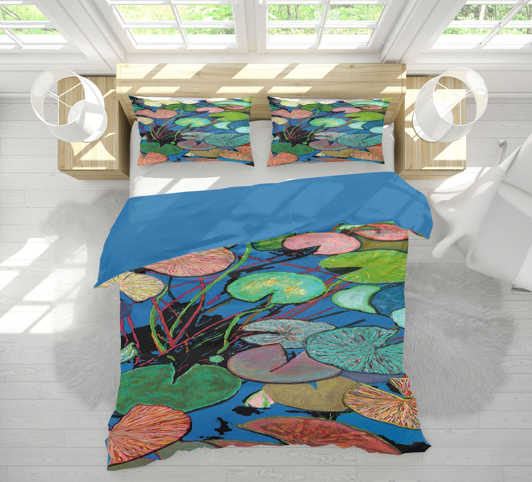 3D Sparkling Pond 1173 Allan P. Friedlander Bedding Bed Pillowcases Quilt Quiet Covers AJ Creativity Home