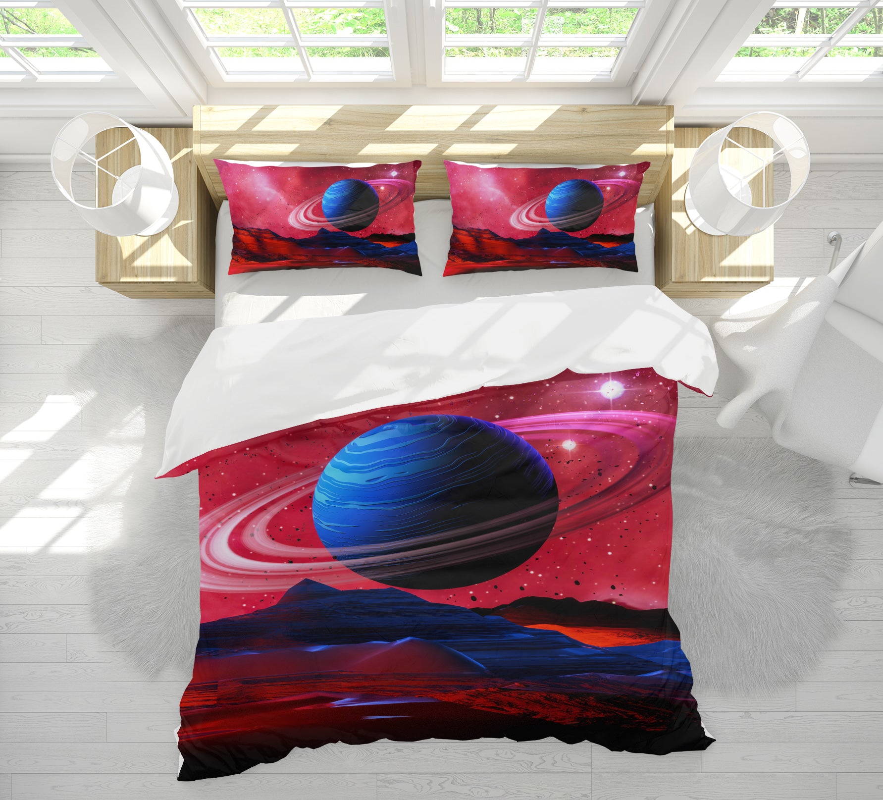 3D Planet 60158 Bed Pillowcases Quilt