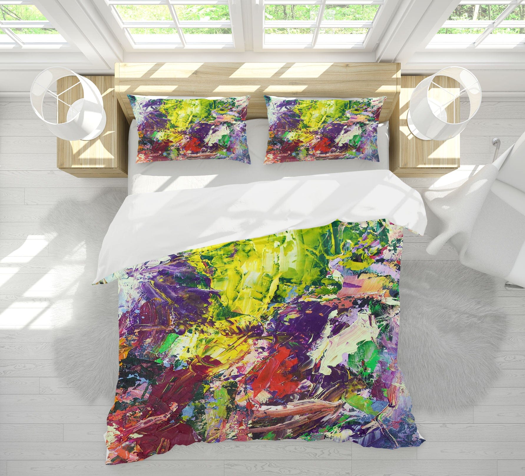3D Color Pigment 1136 Allan P. Friedlander Bedding Bed Pillowcases Quilt Quiet Covers AJ Creativity Home