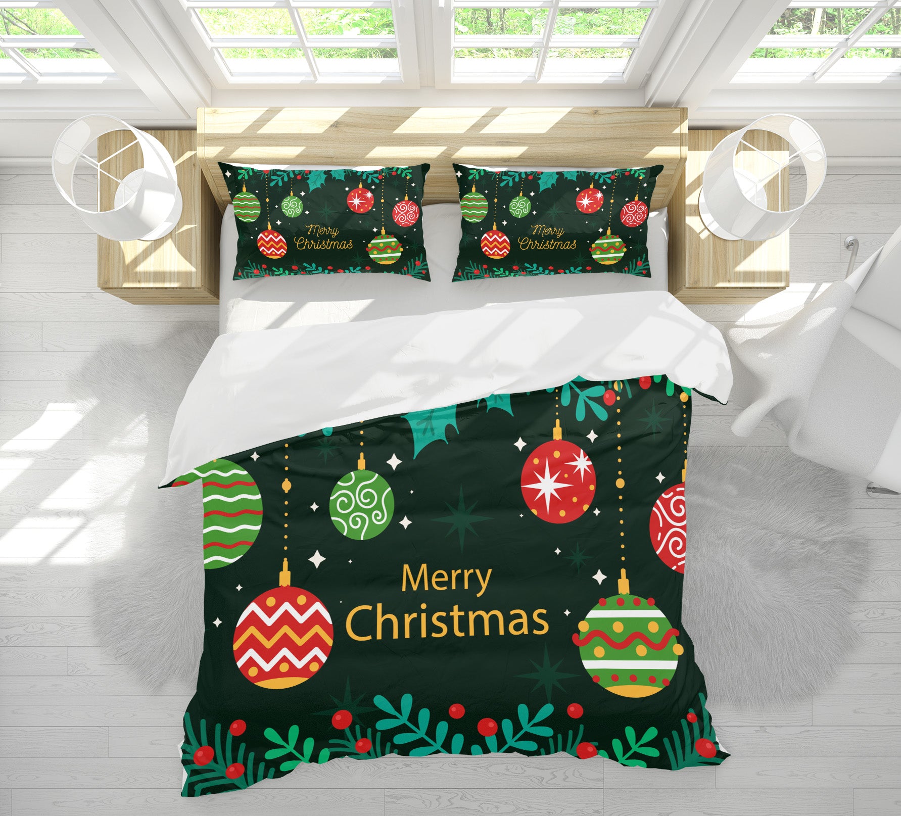 3D Colorful Ball 61011 Bed Pillowcases Quilt