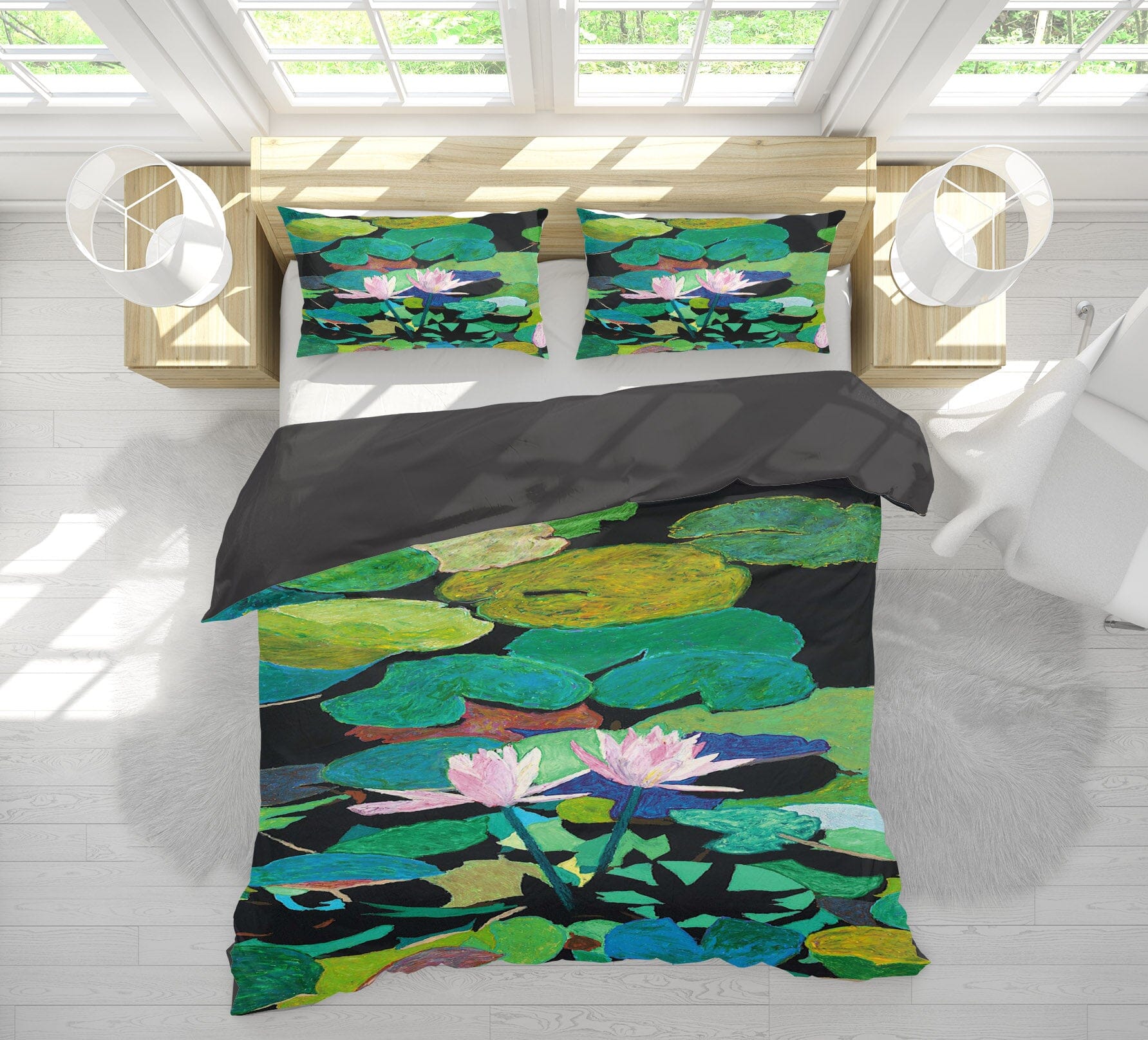 3D Blairs Magic Pond 1156 Allan P. Friedlander Bedding Bed Pillowcases Quilt Quiet Covers AJ Creativity Home