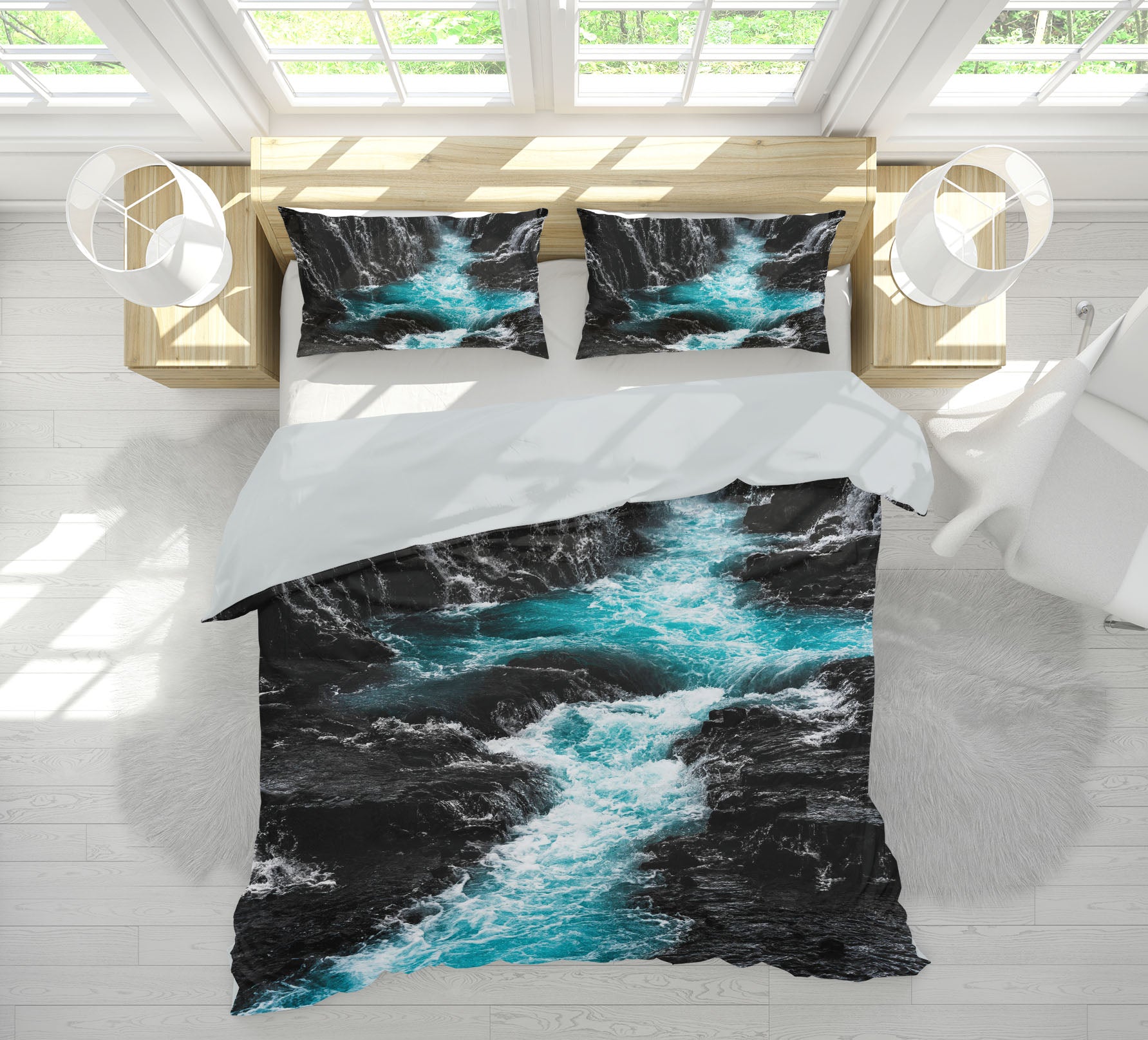 3D Stream 15197 Bed Pillowcases Quilt