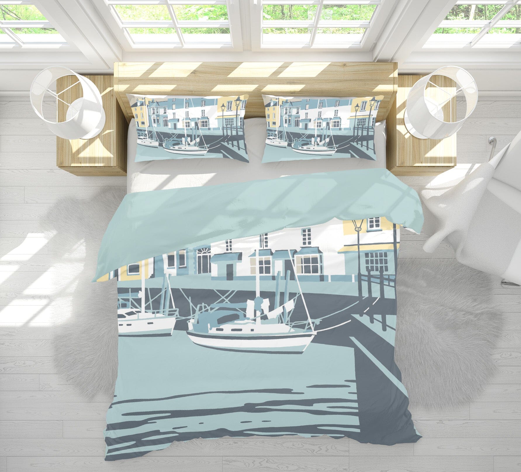3D Padstow 2035 Steve Read Bedding Bed Pillowcases Quilt Quiet Covers AJ Creativity Home