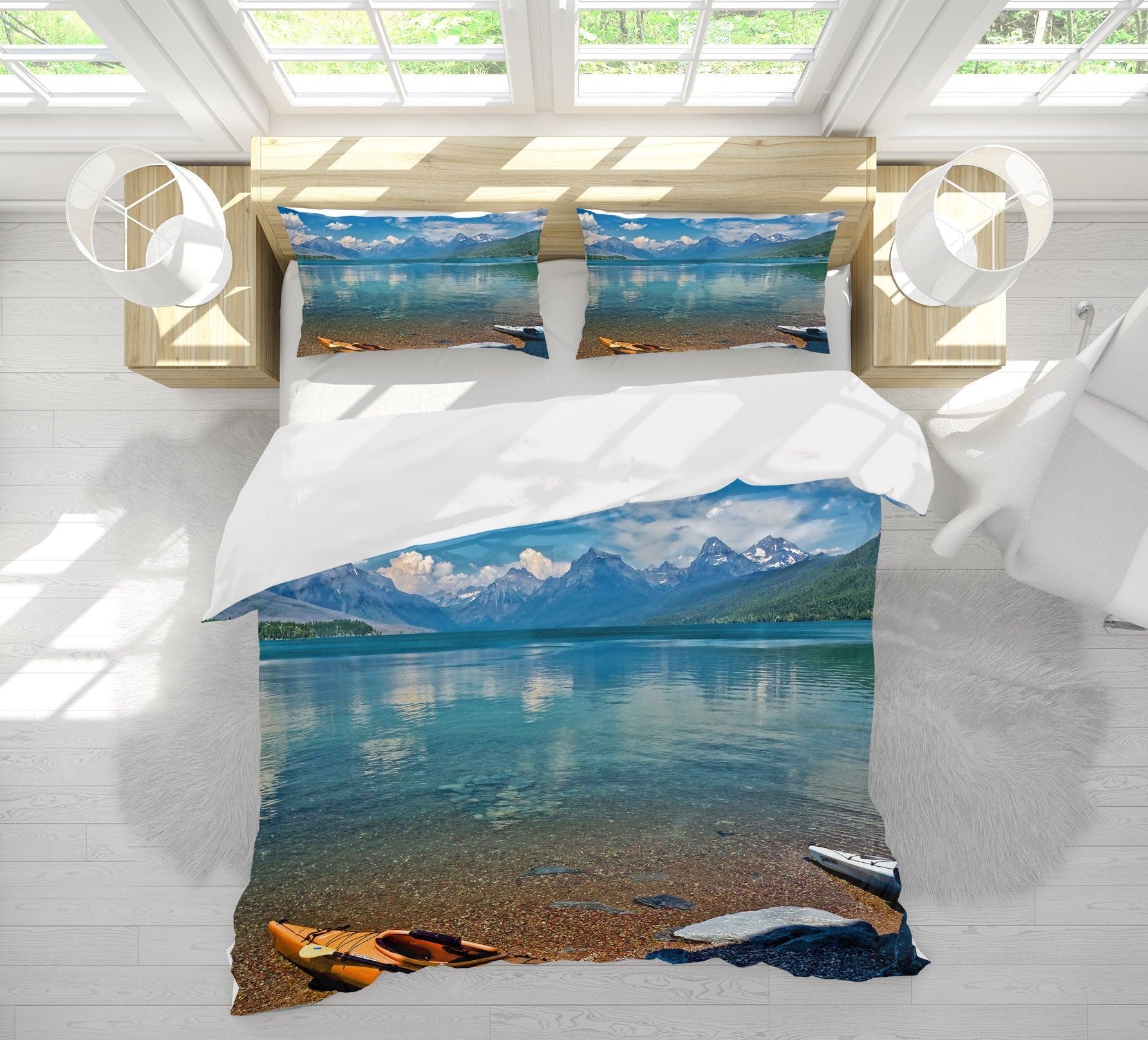 3D Landscape 8679 Kathy Barefield Bedding Bed Pillowcases Quilt