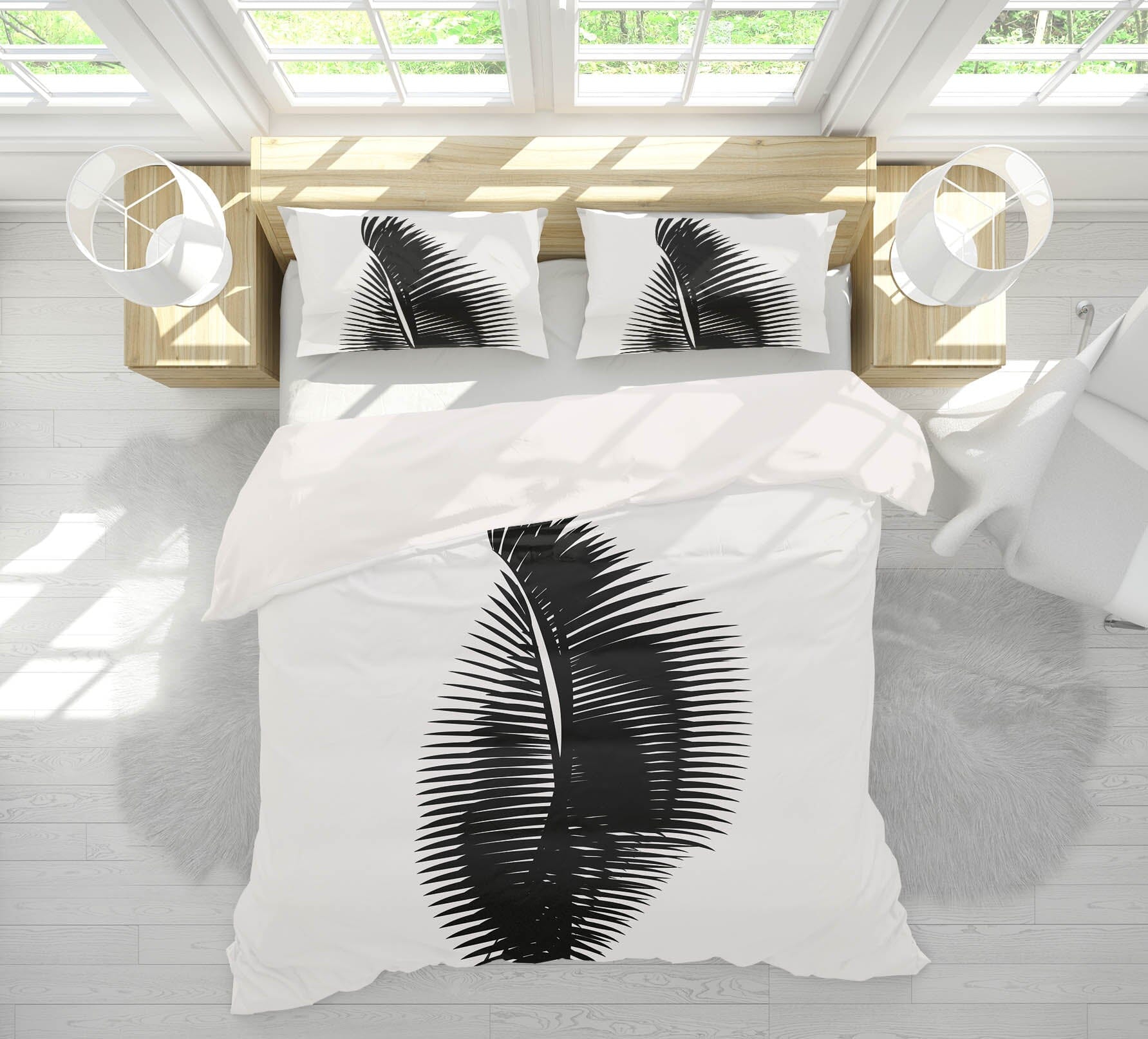 3D Leaf Patternt 146 Boris Draschoff Bedding Bed Pillowcases Quilt Quiet Covers AJ Creativity Home