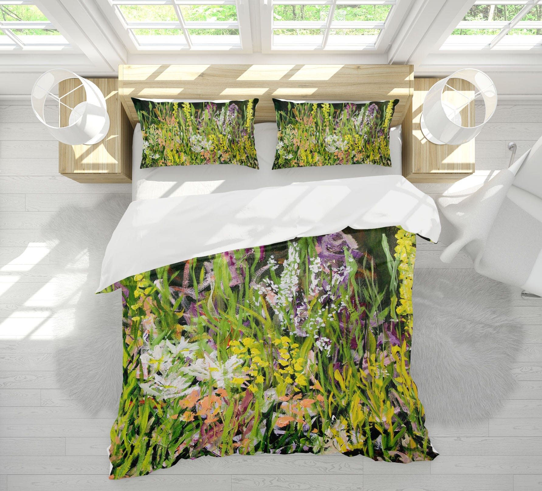 3D Wild Flowers 1097 Allan P. Friedlander Bedding Bed Pillowcases Quilt Quiet Covers AJ Creativity Home