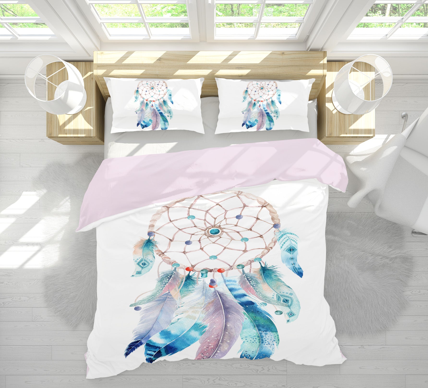 3D Dream Catcher 15033 Bed Pillowcases Quilt