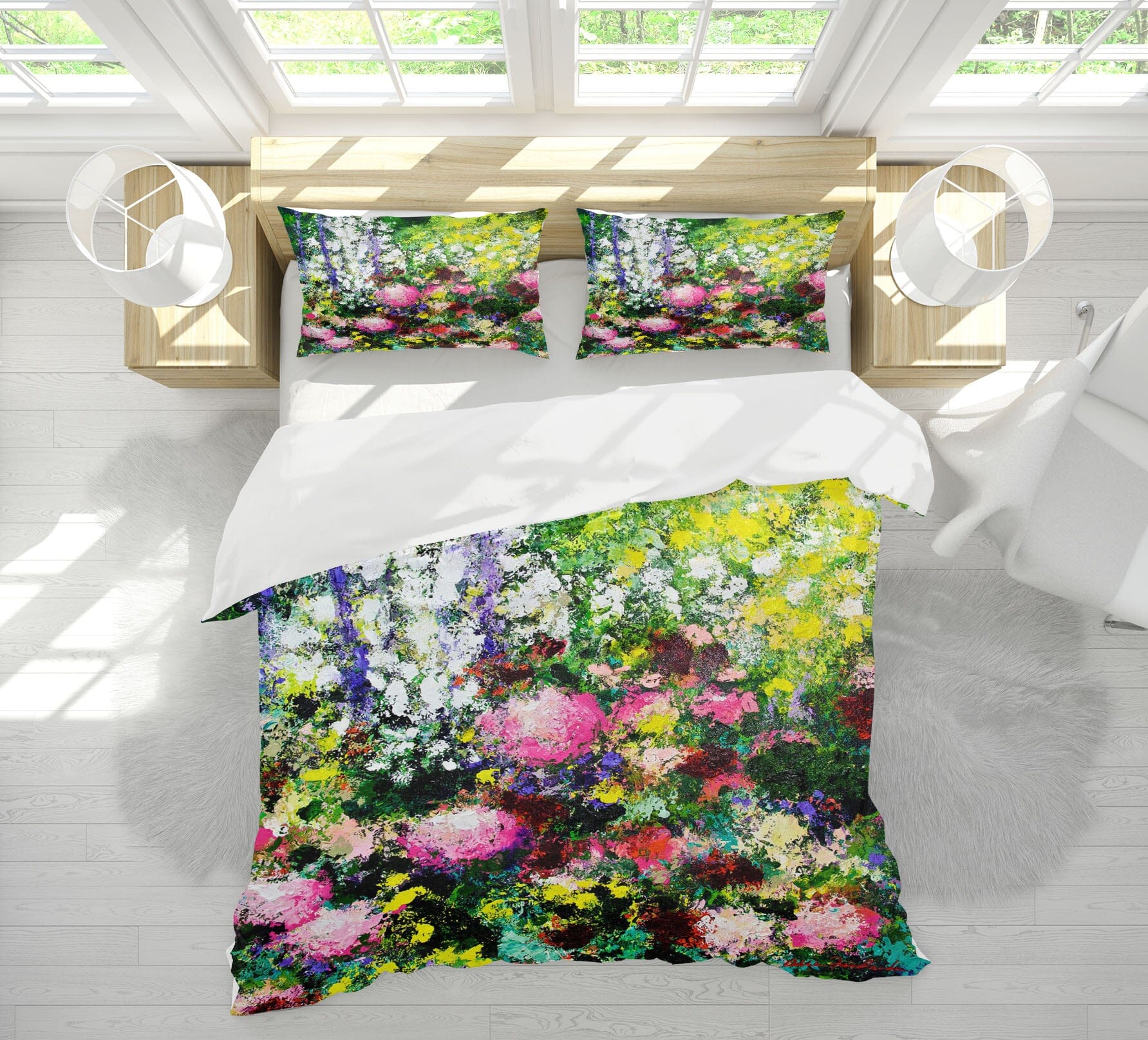 3D Trumpet Flowers 1074 Allan P. Friedlander Bedding Bed Pillowcases Quilt Quiet Covers AJ Creativity Home