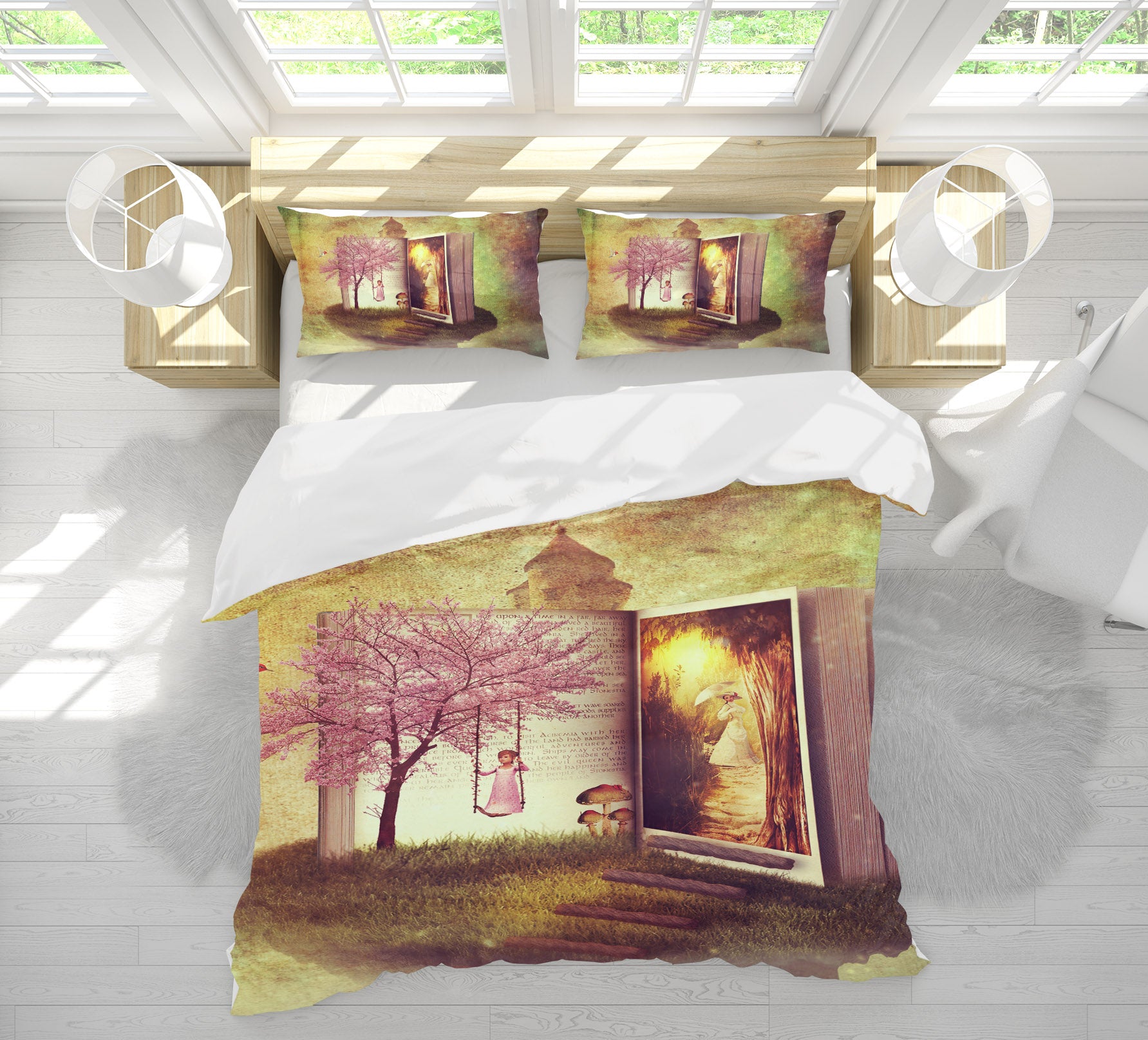 3D Tree Swing 19143 Bed Pillowcases Quilt