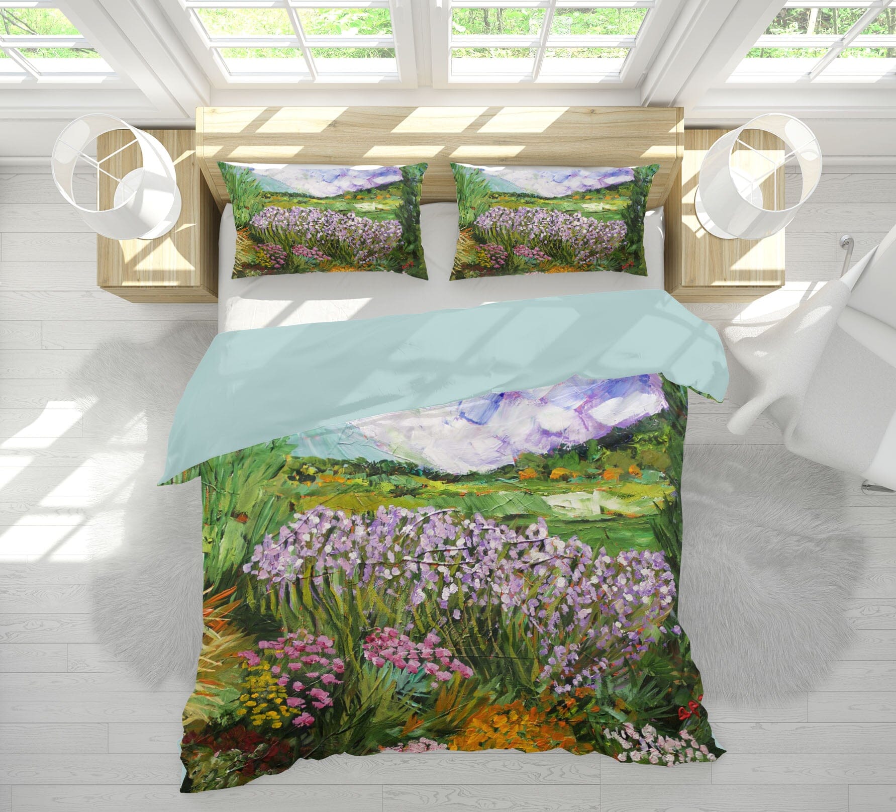 3D California Dreaming 1140 Allan P. Friedlander Bedding Bed Pillowcases Quilt Quiet Covers AJ Creativity Home