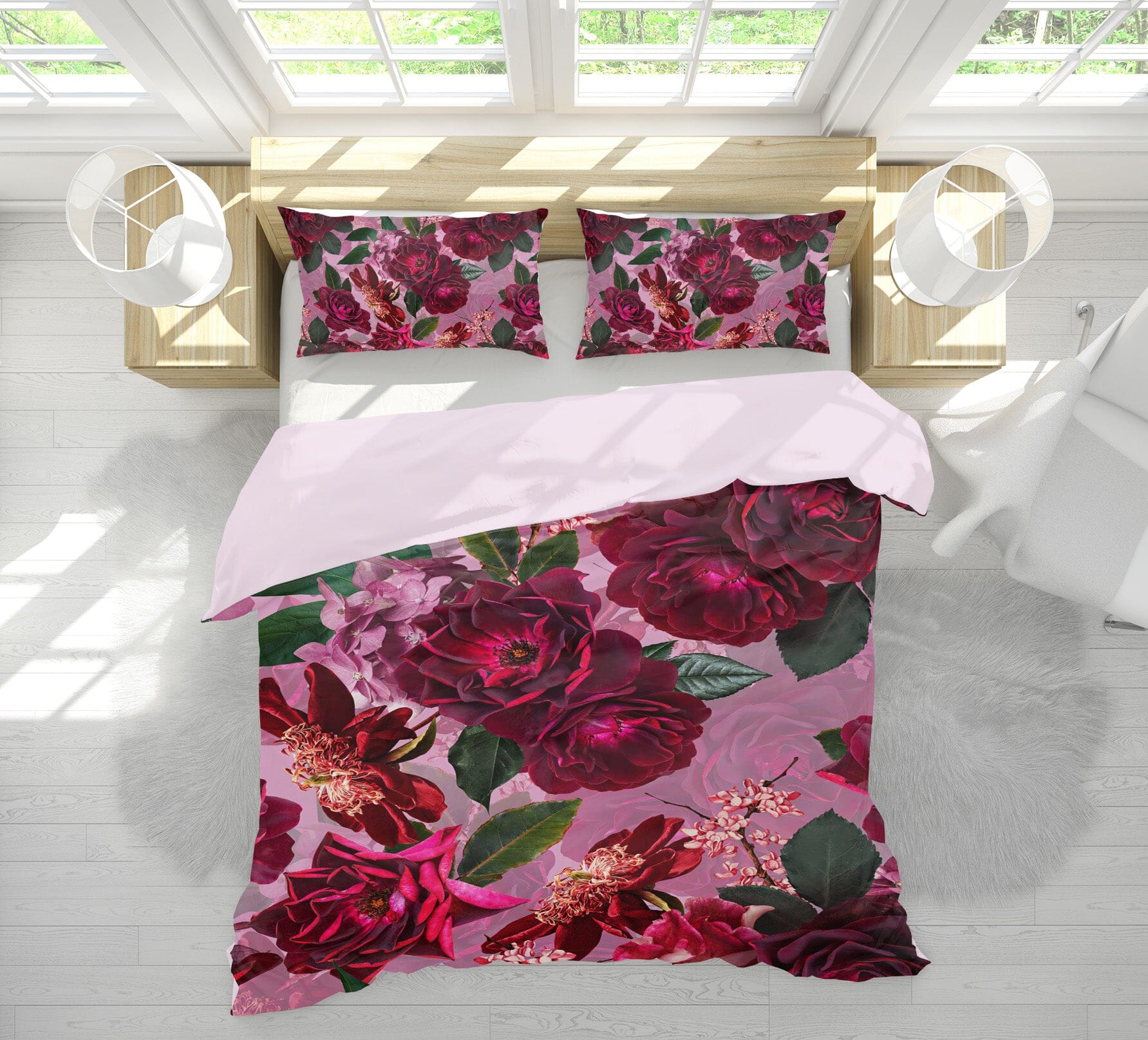 3D Rose Fragrance 120 Uta Naumann Bedding Bed Pillowcases Quilt Quiet Covers AJ Creativity Home
