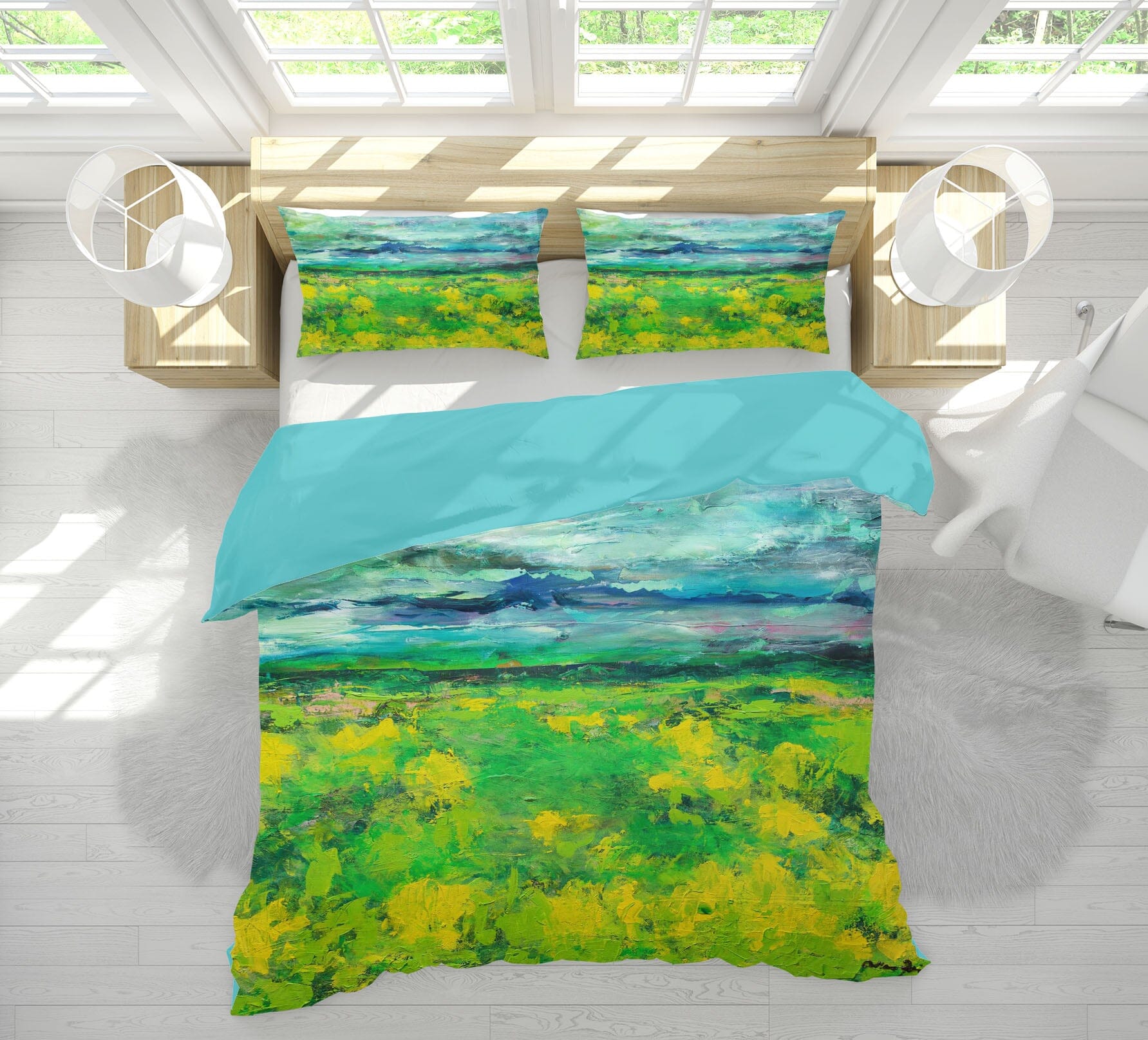3D Walking Path 1128 Allan P. Friedlander Bedding Bed Pillowcases Quilt Quiet Covers AJ Creativity Home