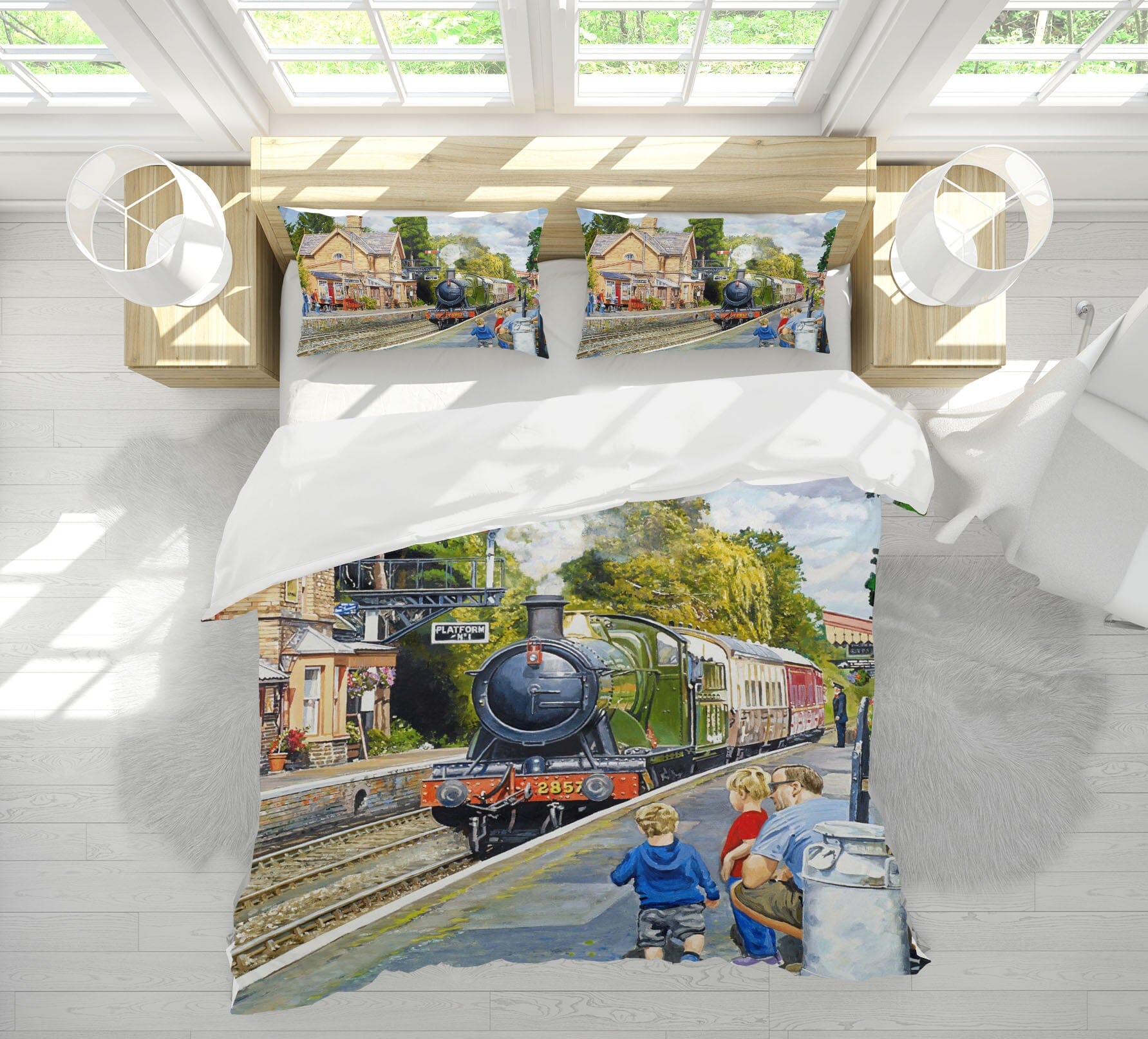 3D Hampton Loade 2027 Trevor Mitchell bedding Bed Pillowcases Quilt Quiet Covers AJ Creativity Home