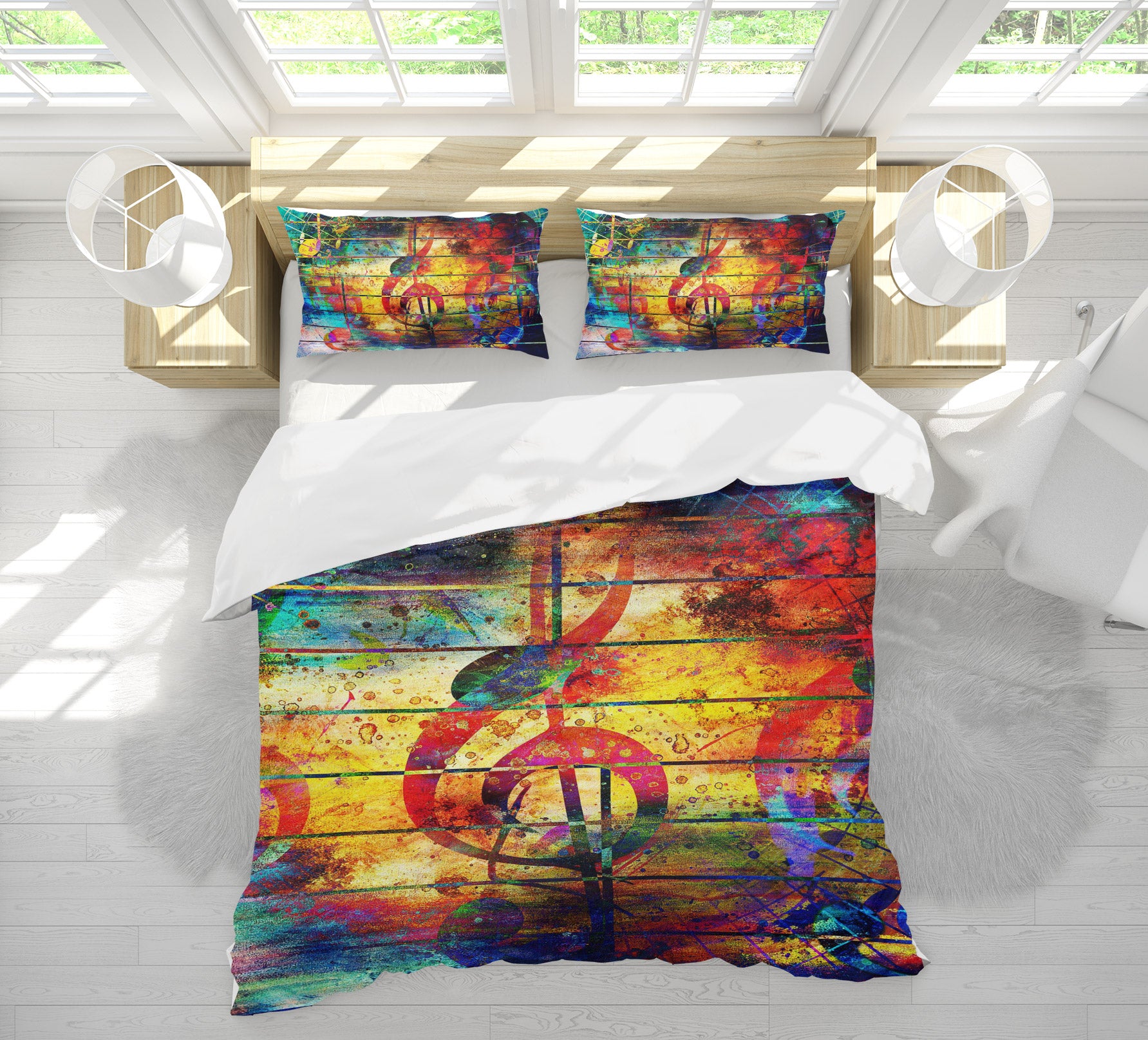 3D Red Note 040 Bed Pillowcases Quilt