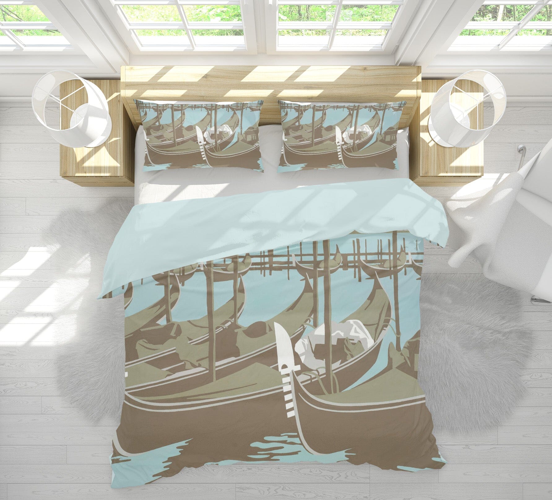 3D Venice 2076 Steve Read Bedding Bed Pillowcases Quilt Quiet Covers AJ Creativity Home