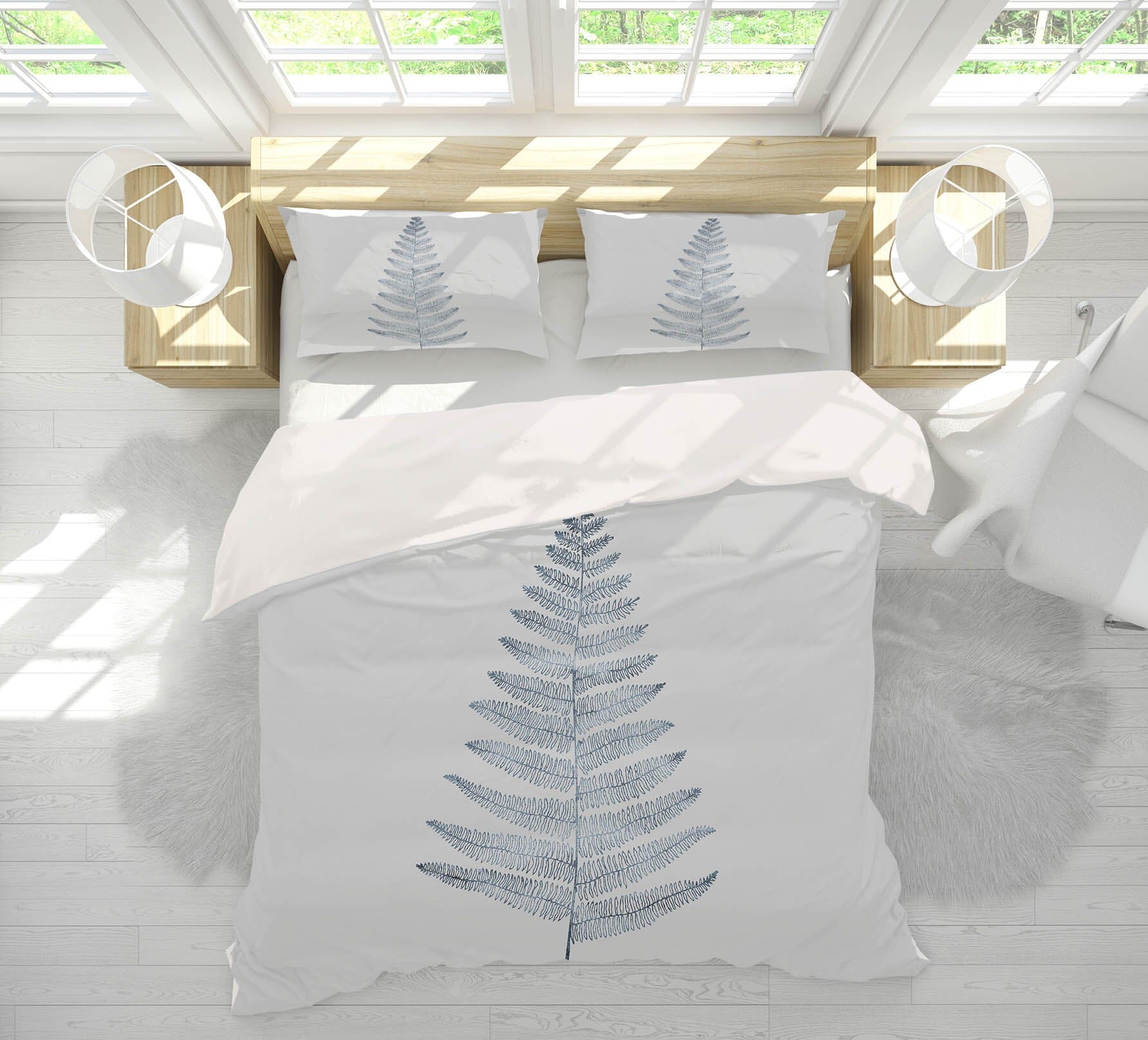 3D Cypress Leaves 118 Boris Draschoff Bedding Bed Pillowcases Quilt Quiet Covers AJ Creativity Home