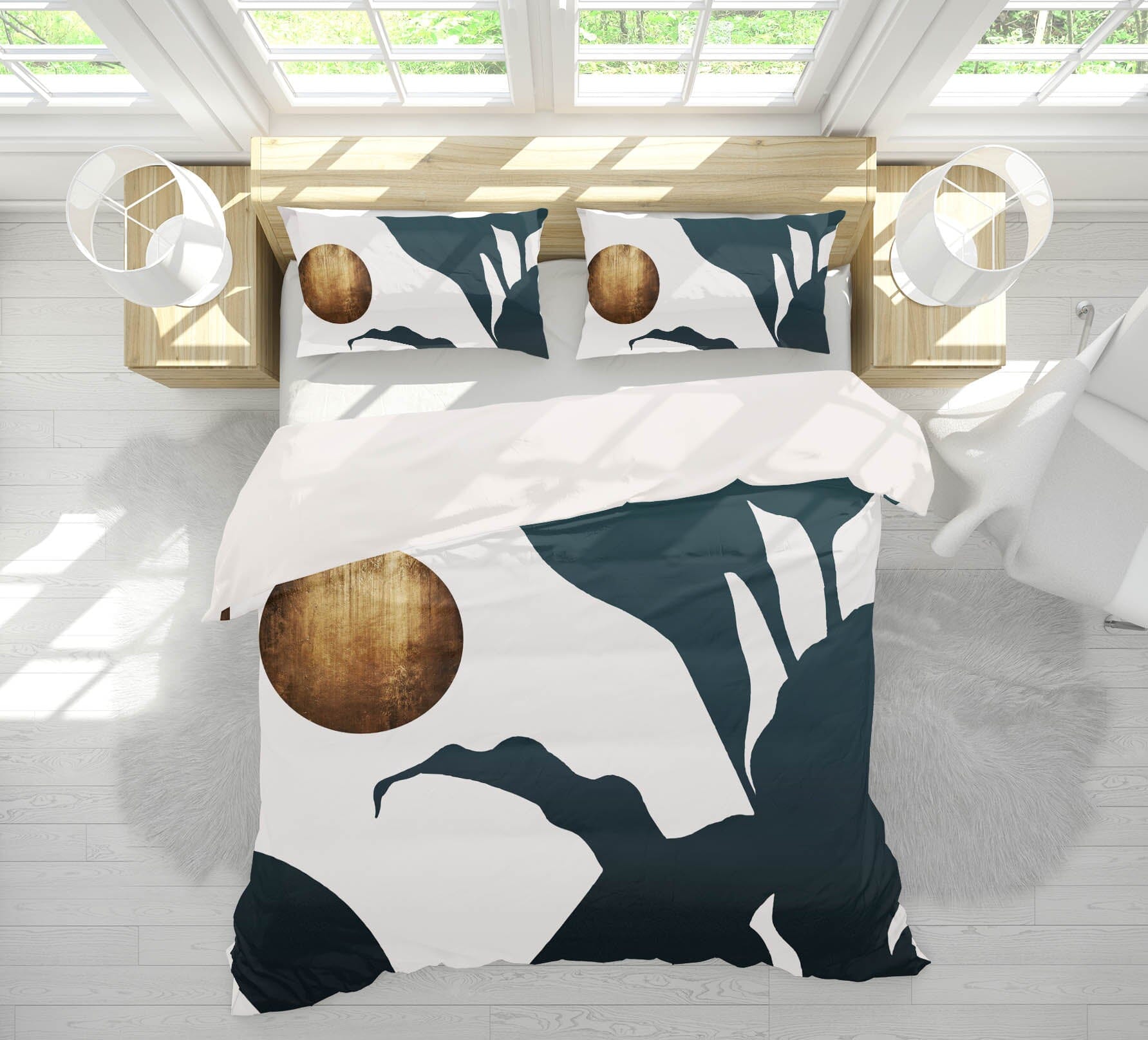 3D Green Leaf 154 Boris Draschoff Bedding Bed Pillowcases Quilt Quiet Covers AJ Creativity Home
