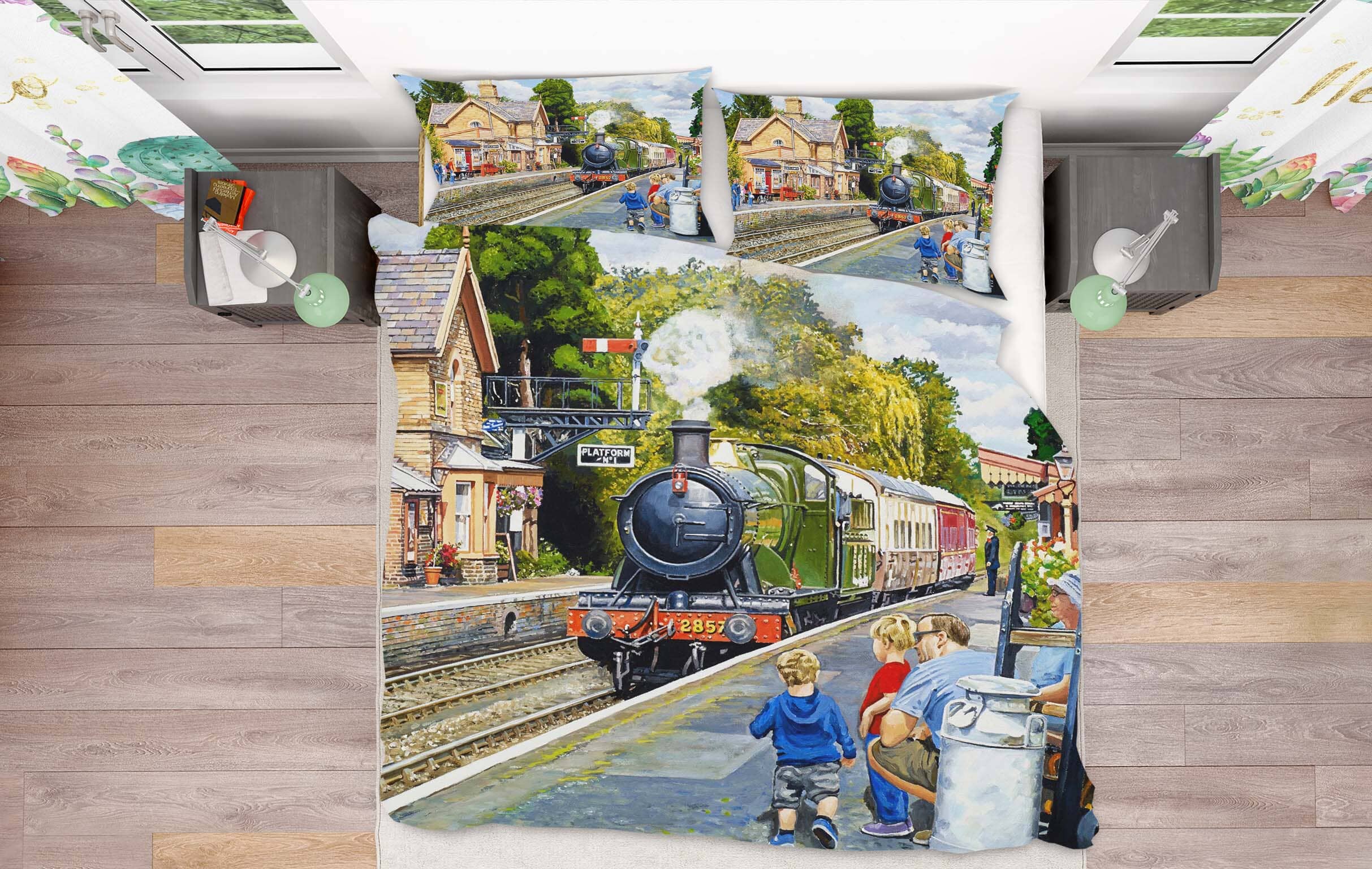 3D Hampton Loade 2027 Trevor Mitchell bedding Bed Pillowcases Quilt Quiet Covers AJ Creativity Home