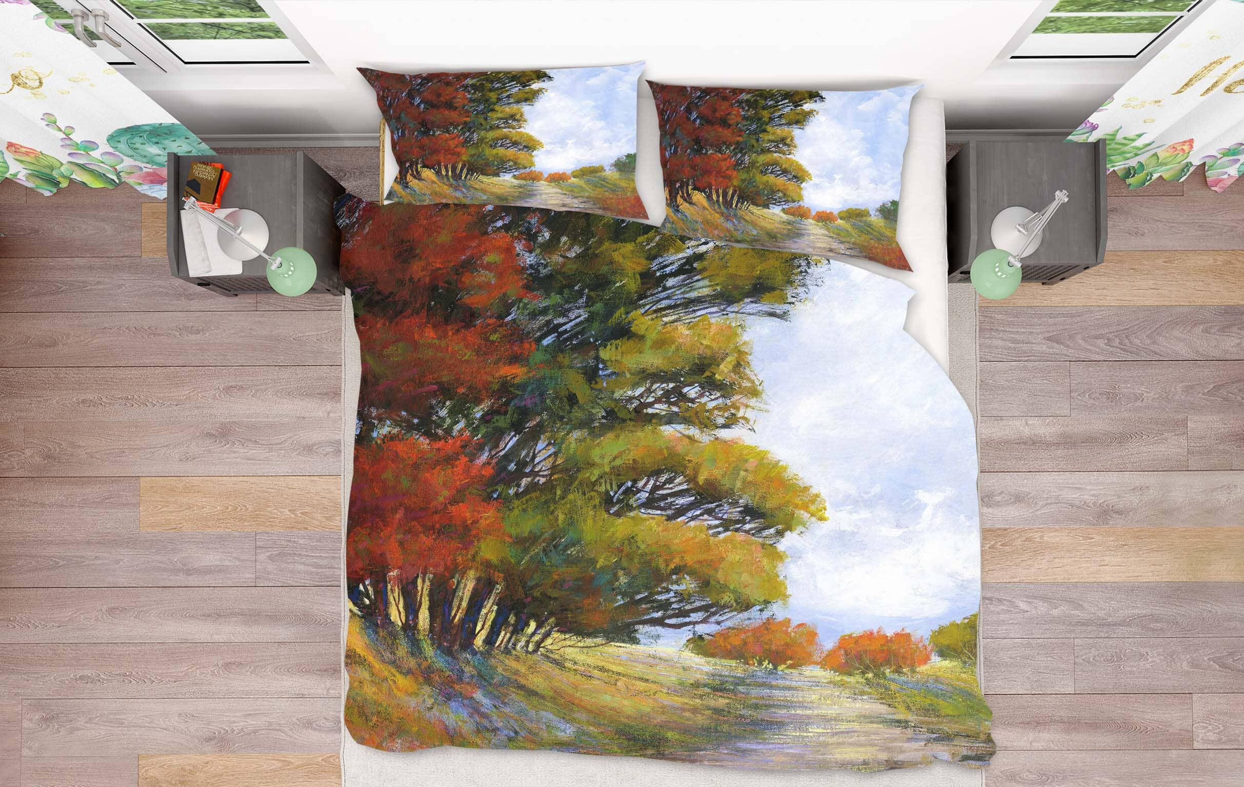 3D Lush Tree 1016 Michael Tienhaara Bedding Bed Pillowcases Quilt Quiet Covers AJ Creativity Home