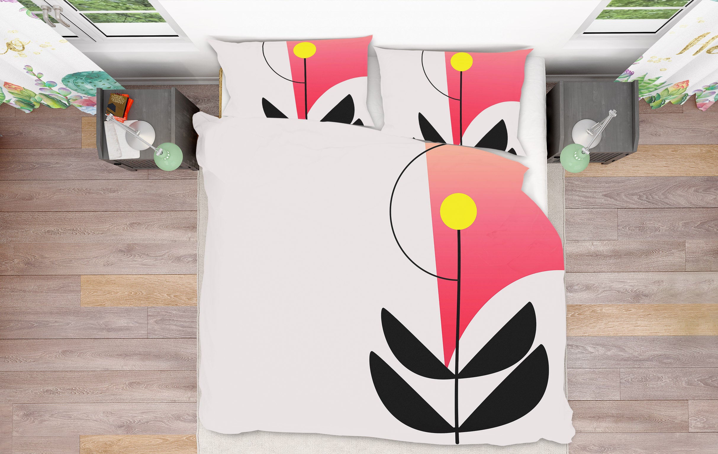 3D Pink Graphics 202 Boris Draschoff Bedding Bed Pillowcases Quilt