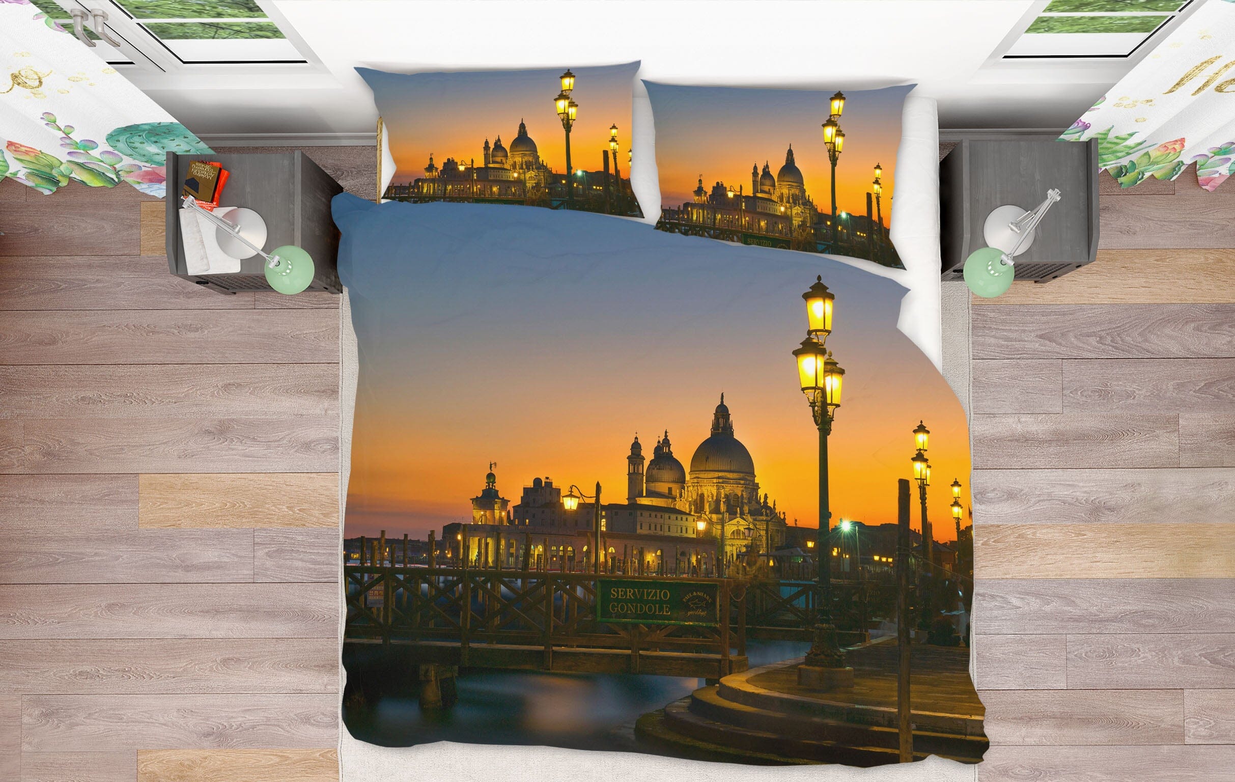 3D Night Lights 2102 Marco Carmassi Bedding Bed Pillowcases Quilt Quiet Covers AJ Creativity Home