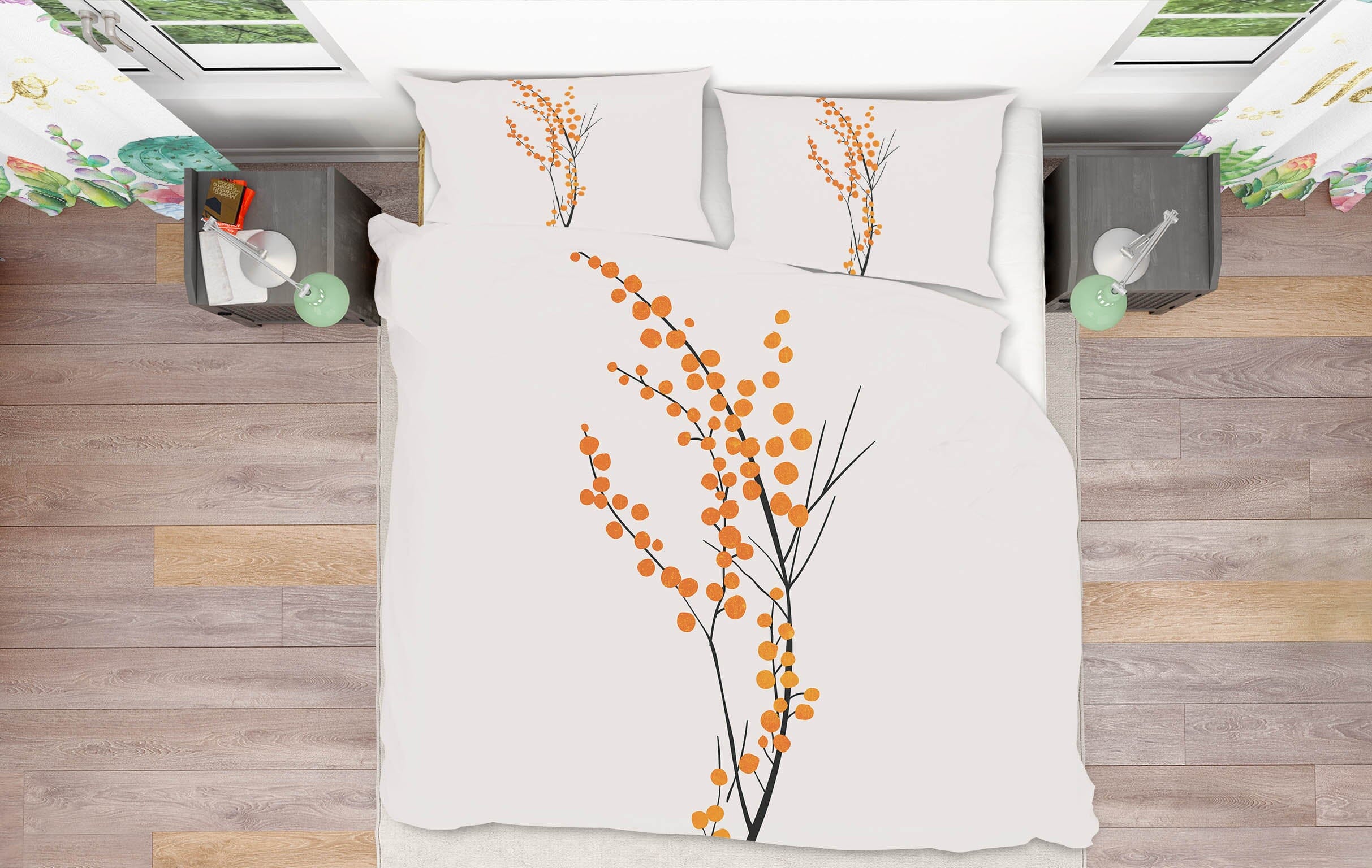 3D Plum Pattern 238 Boris Draschoff Bedding Bed Pillowcases Quilt Quiet Covers AJ Creativity Home