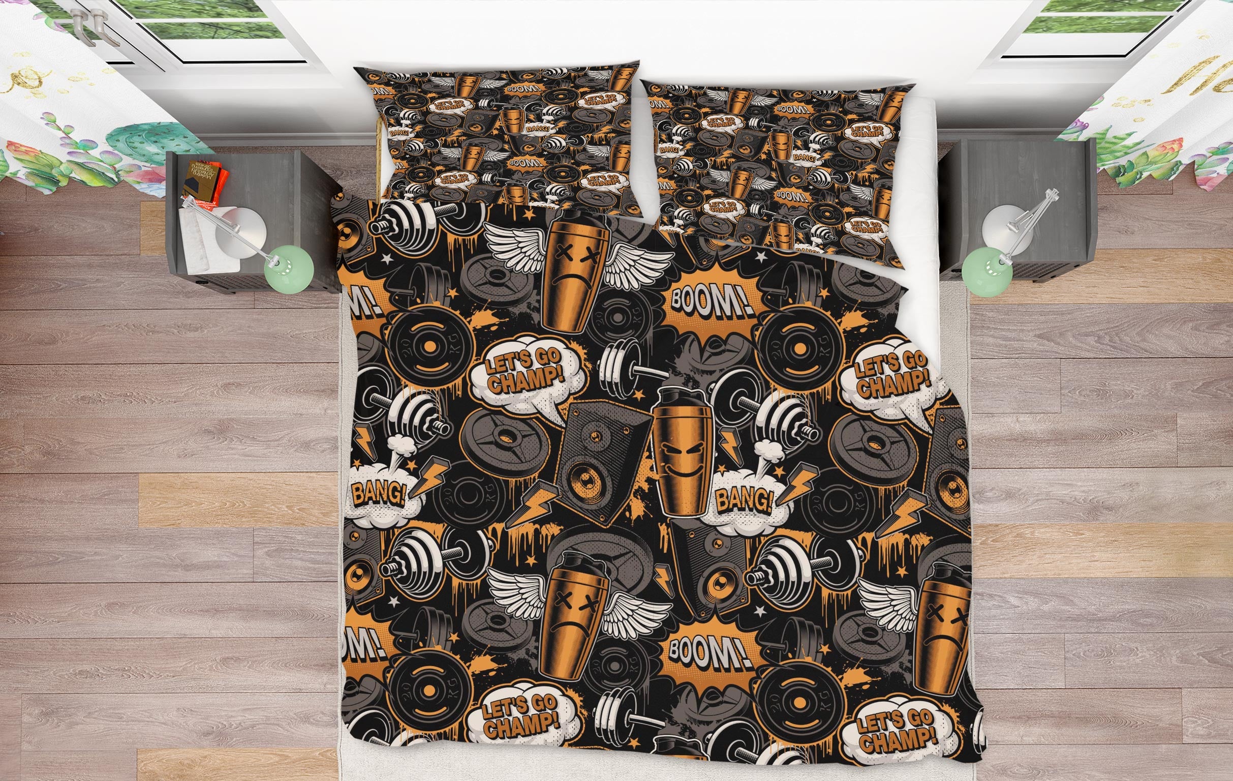 3D Brown Equipment 14182 Bed Pillowcases Quilt
