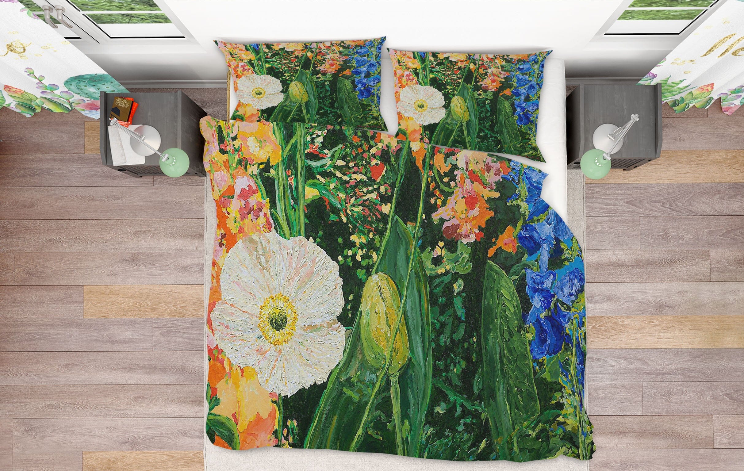 3D Flower Sunshine 1038 Allan P. Friedlander Bedding Bed Pillowcases Quilt Quiet Covers AJ Creativity Home