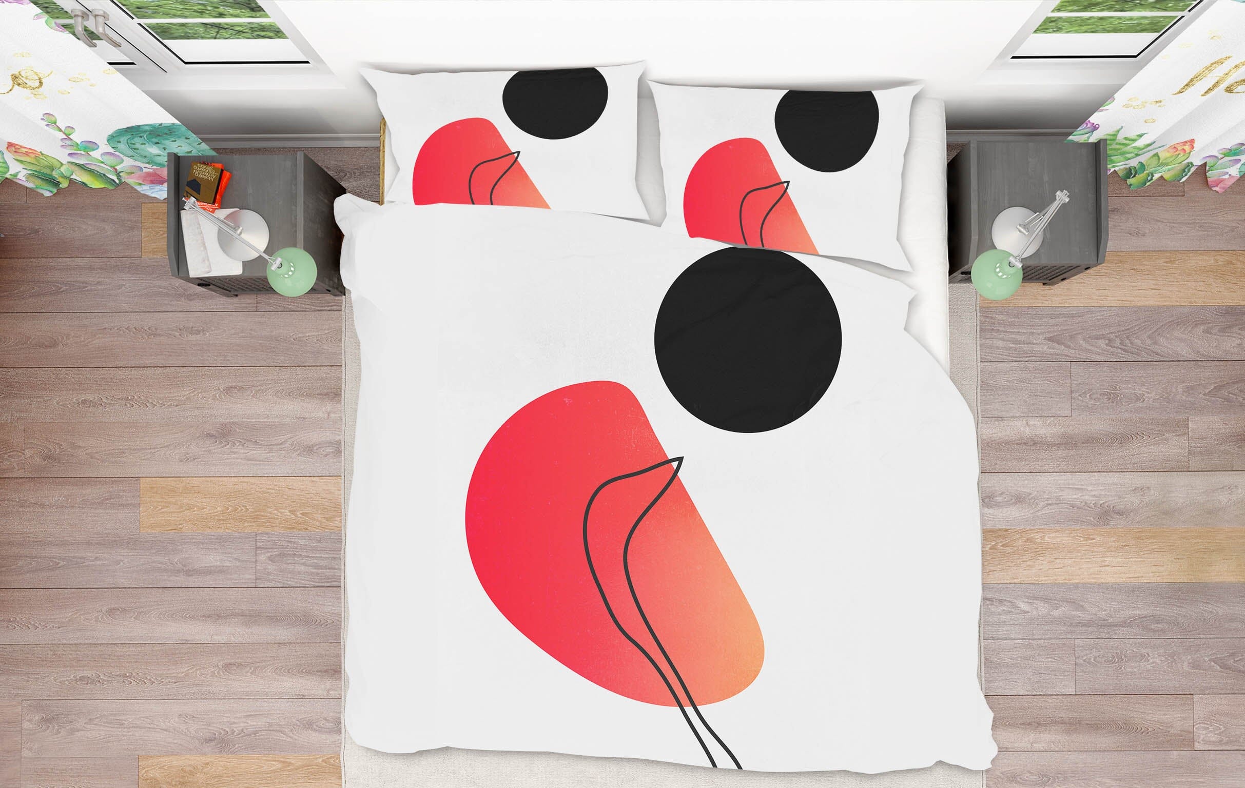 3D Graffiti Circle 104 Boris Draschoff Bedding Bed Pillowcases Quilt Quiet Covers AJ Creativity Home
