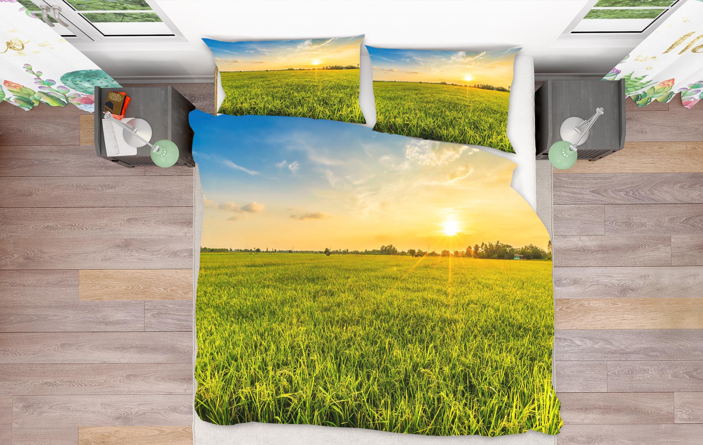 3D Grass 61002 Bed Pillowcases Quilt