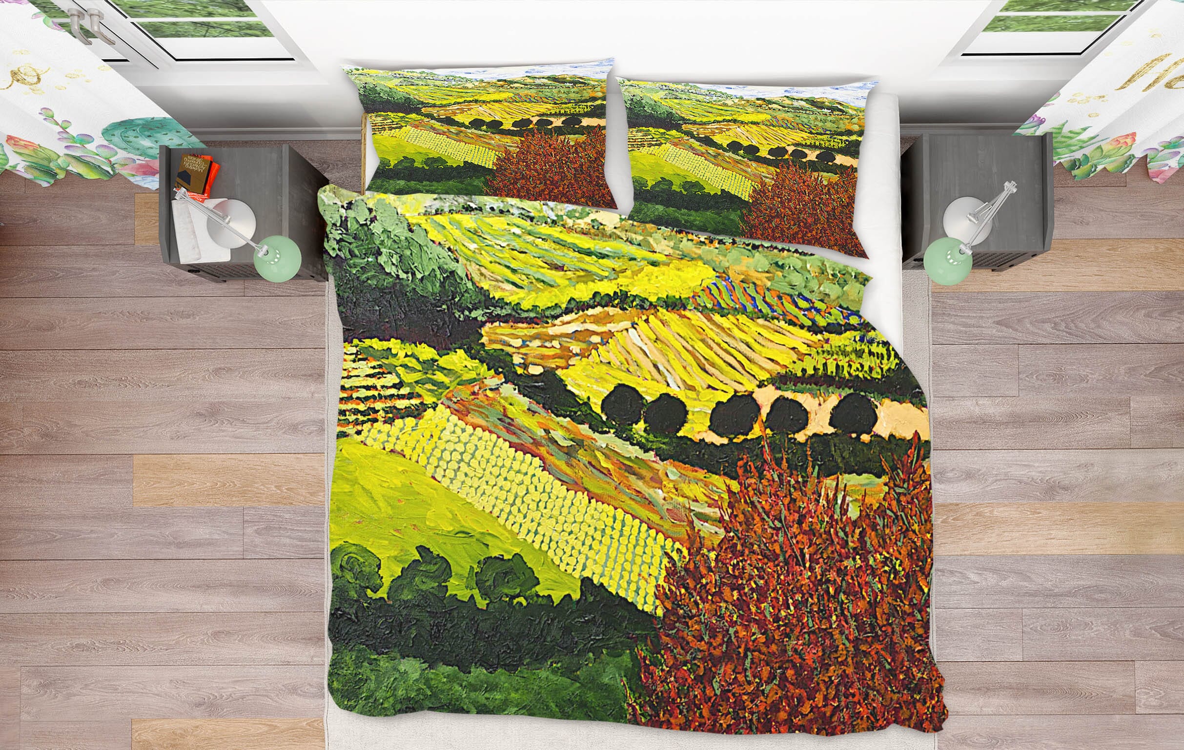 3D Red Bush 1002 Allan P. Friedlander Bedding Bed Pillowcases Quilt Quiet Covers AJ Creativity Home