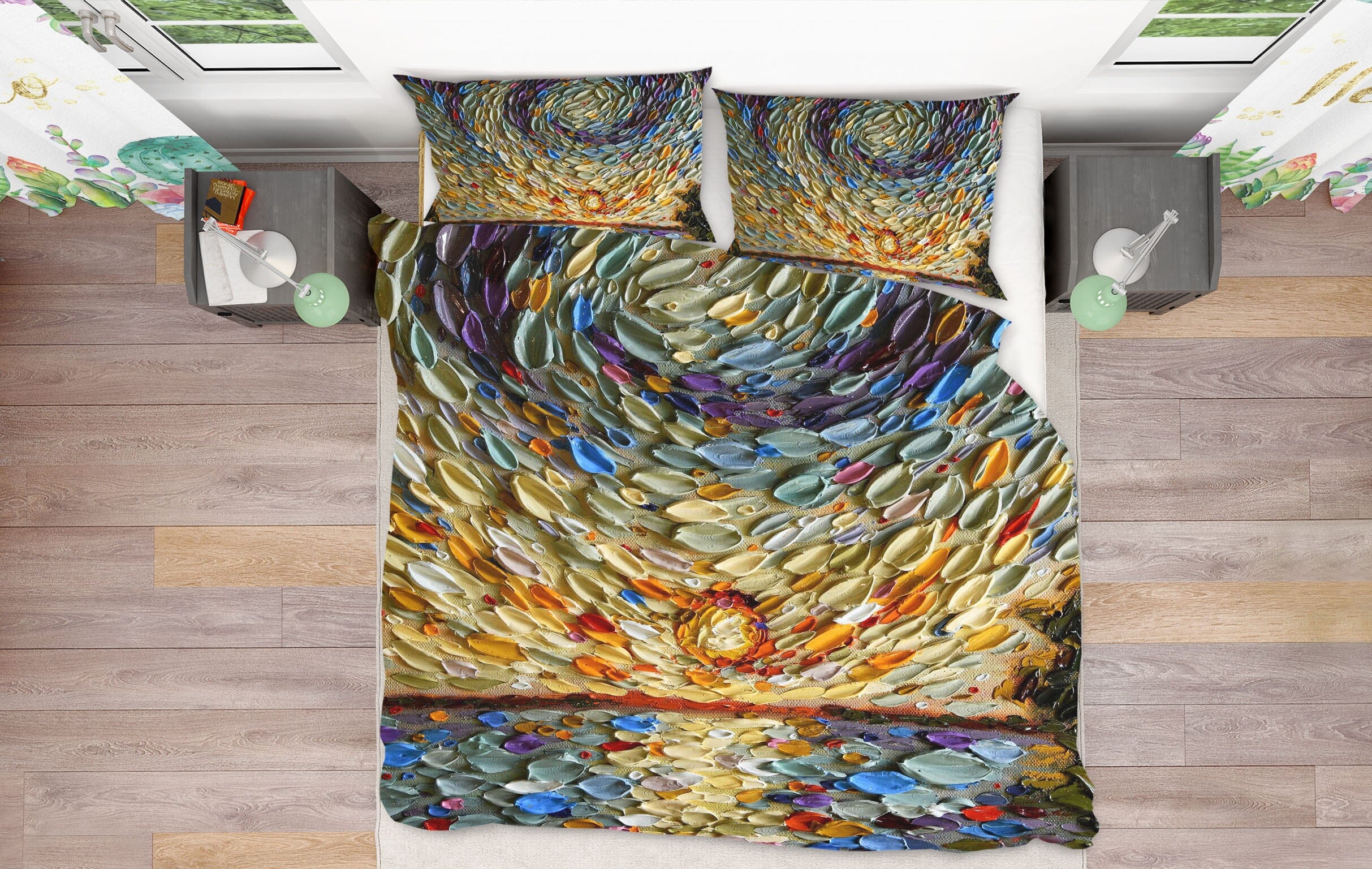 3D Sunset Sea 2115 Dena Tollefson bedding Bed Pillowcases Quilt Quiet Covers AJ Creativity Home