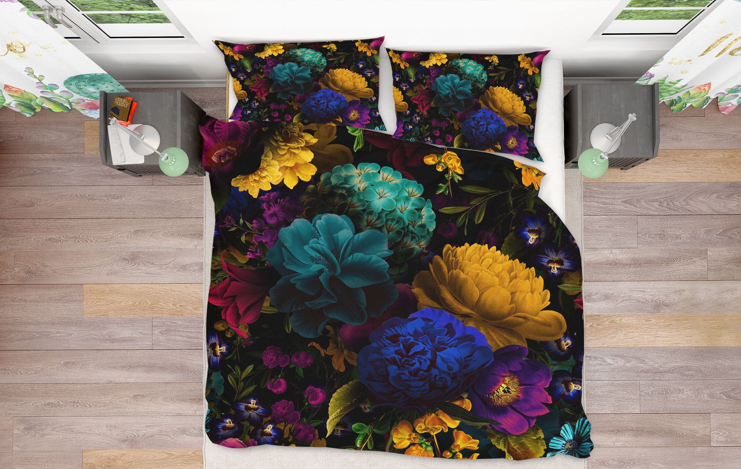 3D Color Flower 106 Uta Naumann Bedding Bed Pillowcases Quilt Quiet Covers AJ Creativity Home