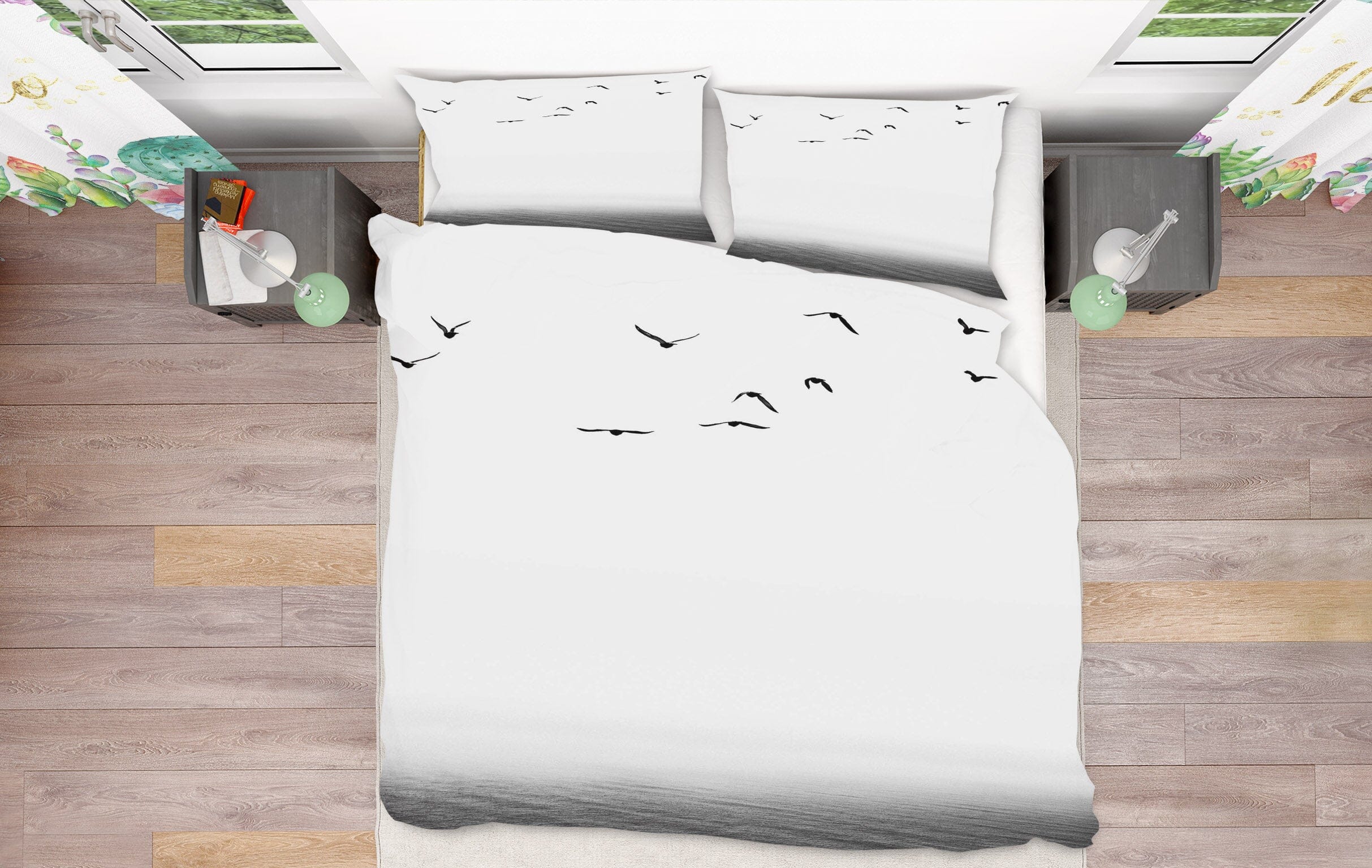 3D The Seaside 2121 Boris Draschoff Bedding Bed Pillowcases Quilt Quiet Covers AJ Creativity Home