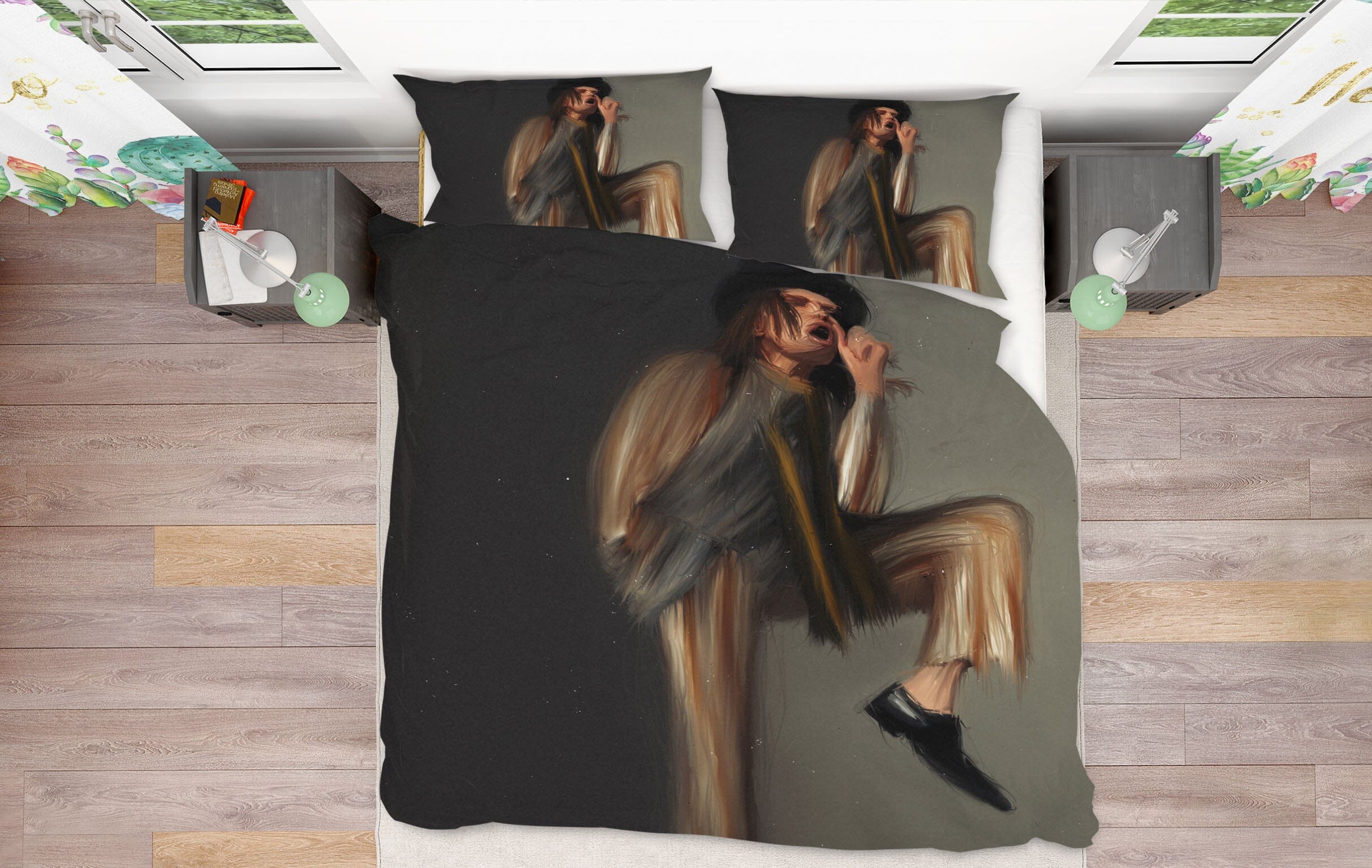 3D Mad Hatter 2003 Marco Cavazzana Bedding Bed Pillowcases Quilt Quiet Covers AJ Creativity Home