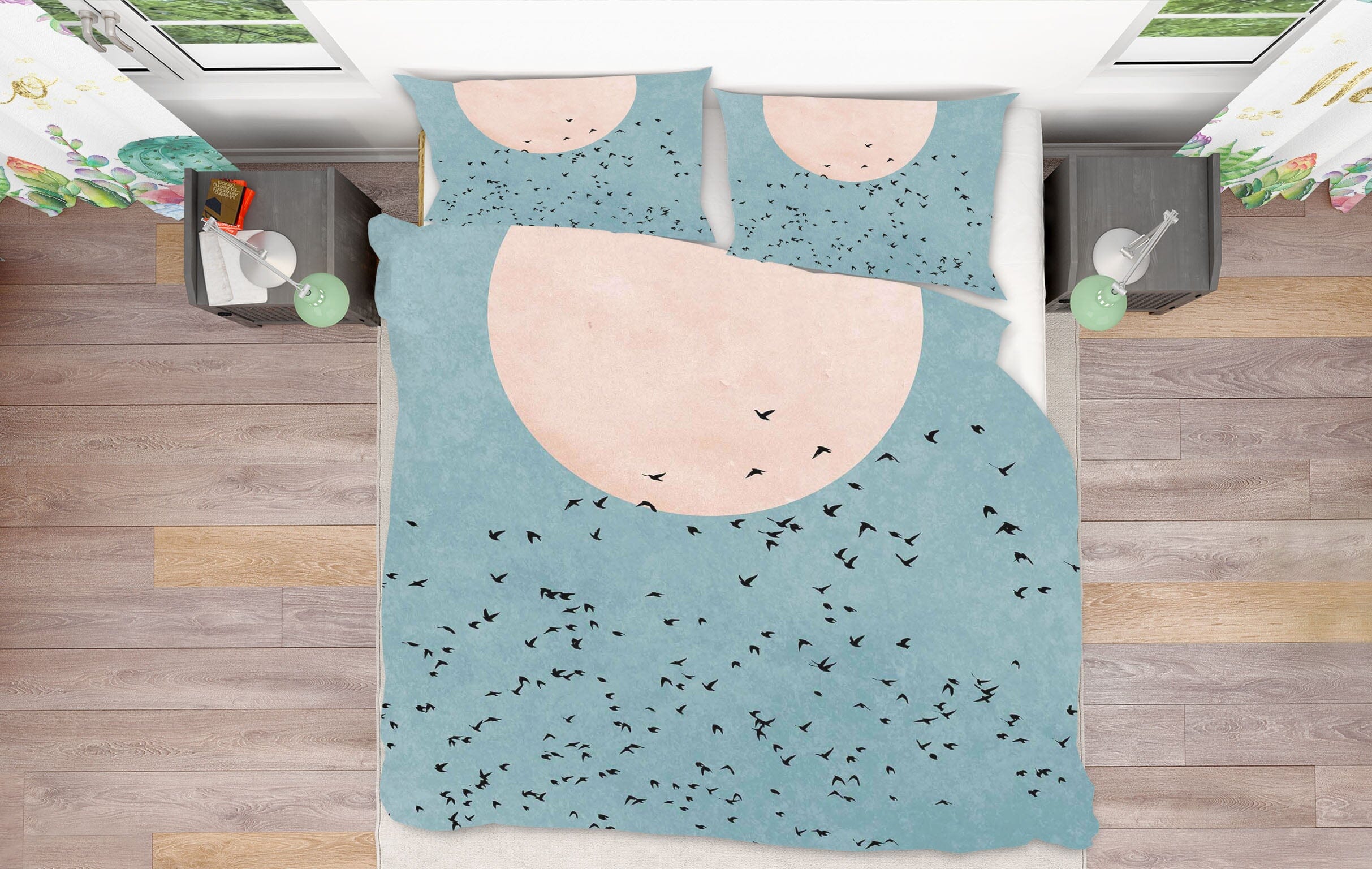 3D Fly Away 2103 Boris Draschoff Bedding Bed Pillowcases Quilt Quiet Covers AJ Creativity Home