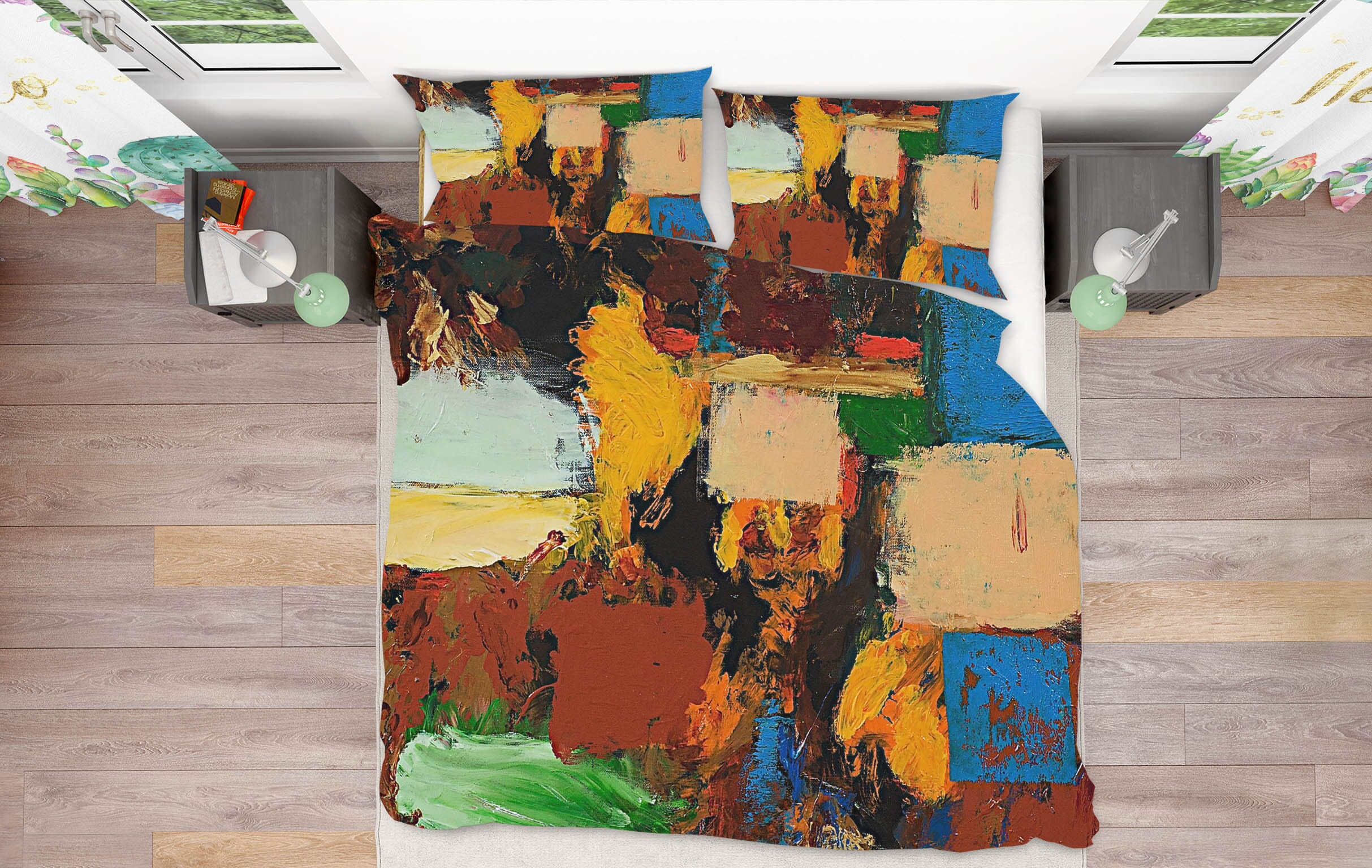 3D Color Oil Painting 106 Allan P. Friedlander Bedding Bed Pillowcases Quilt Quiet Covers AJ Creativity Home