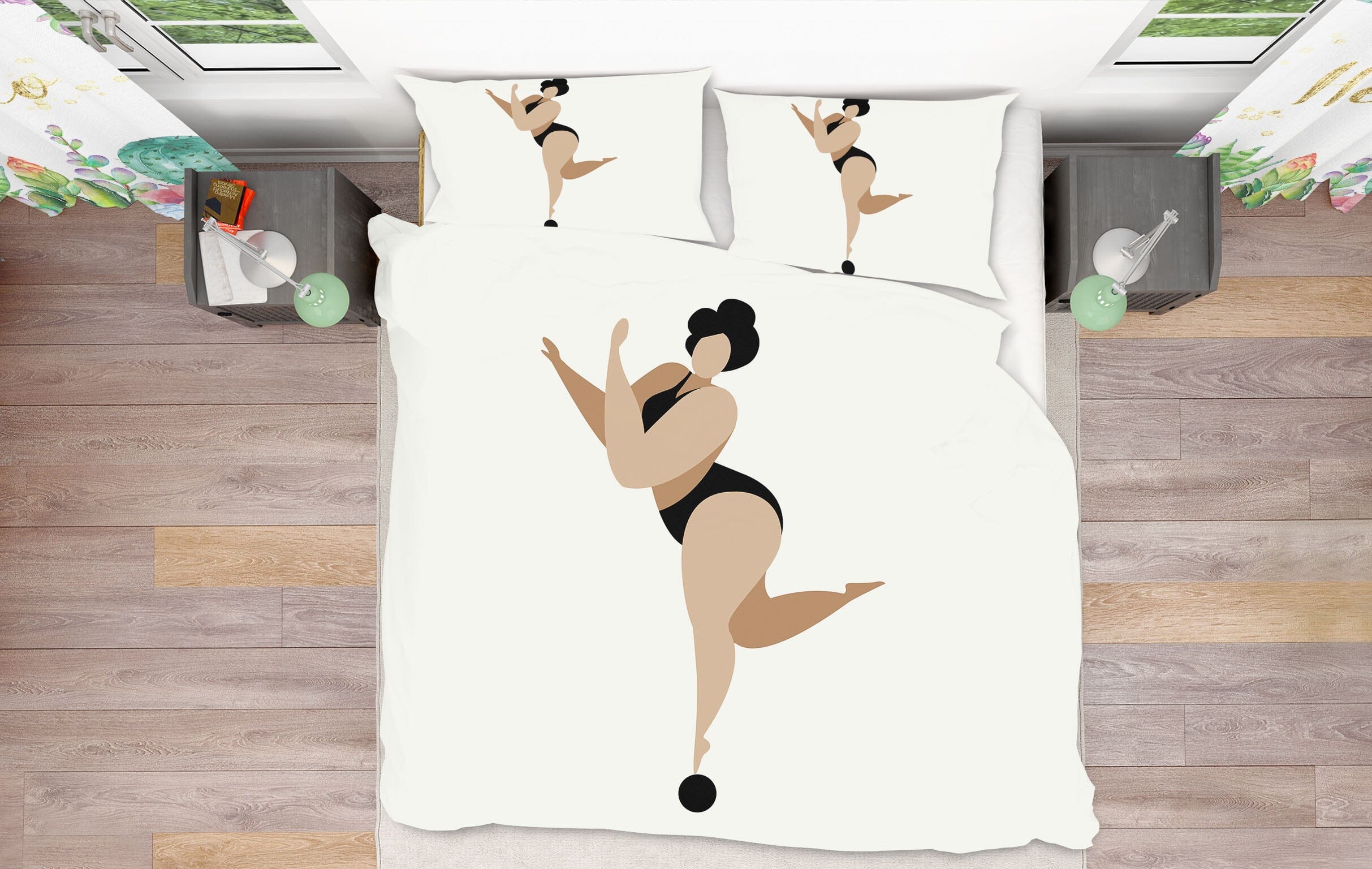 3D Athlete Pattern 134 Boris Draschoff Bedding Bed Pillowcases Quilt Quiet Covers AJ Creativity Home