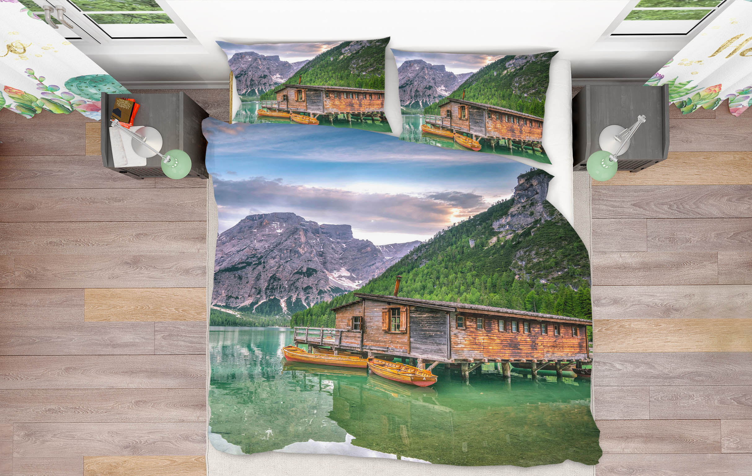 3D Forest Hill 054 Marco Carmassi Bedding Bed Pillowcases Quilt