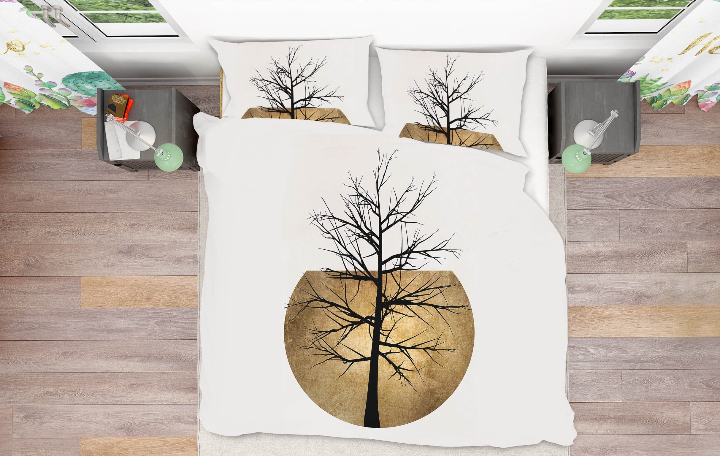 3D Black Tree 155 Boris Draschoff Bedding Bed Pillowcases Quilt Quiet Covers AJ Creativity Home