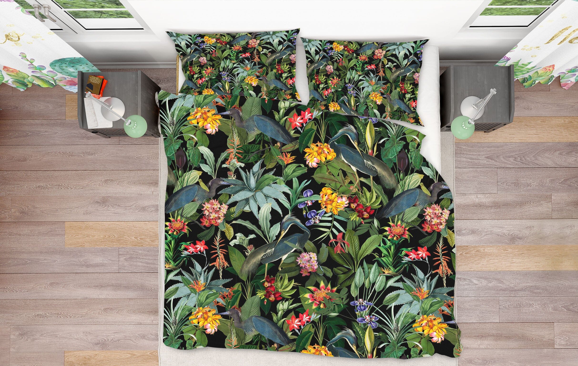 3D Leaves Flower 102 Uta Naumann Bedding Bed Pillowcases Quilt Quiet Covers AJ Creativity Home