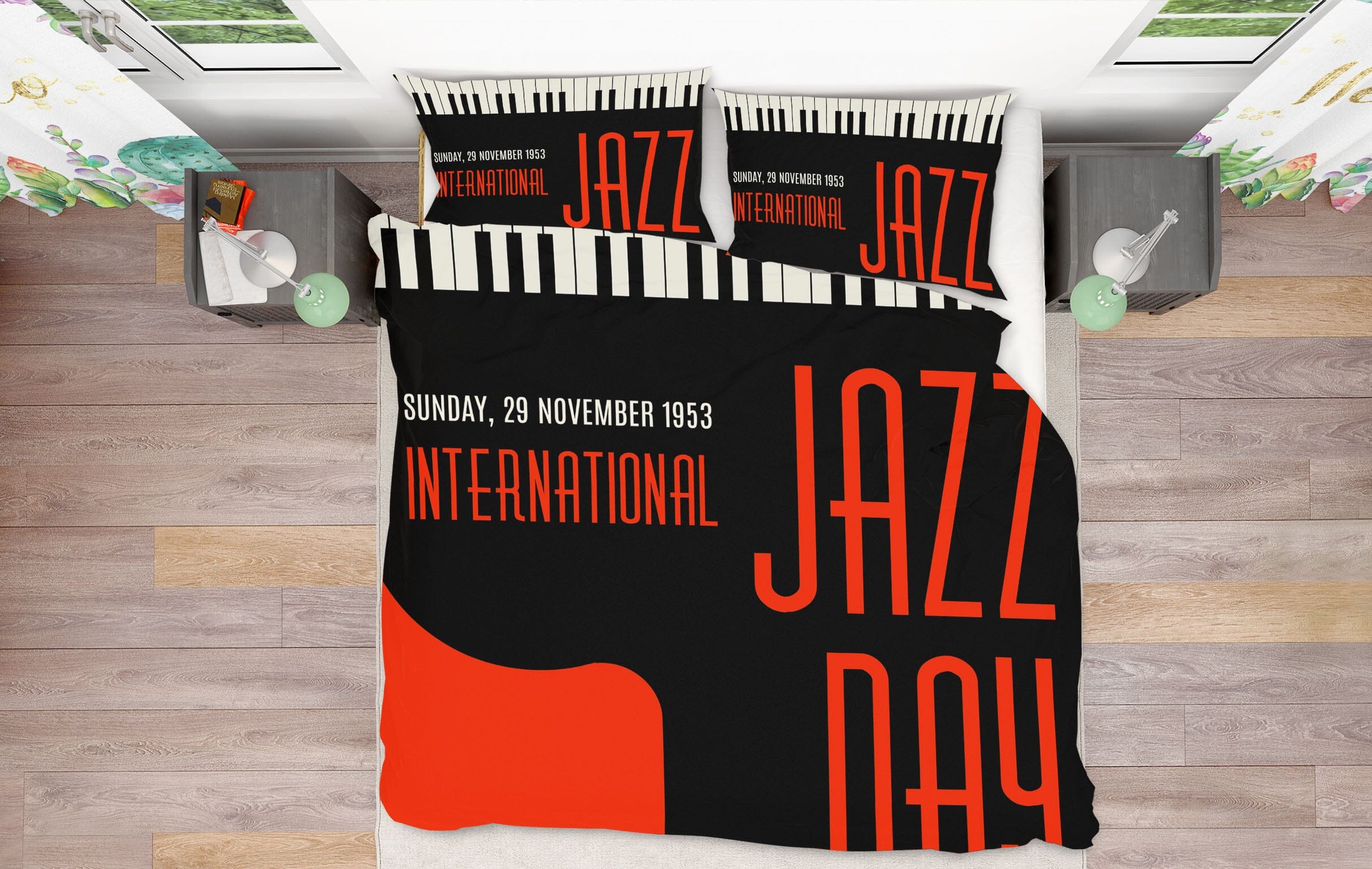 3D Red Piano Key 168 Boris Draschoff Bedding Bed Pillowcases Quilt Quiet Covers AJ Creativity Home