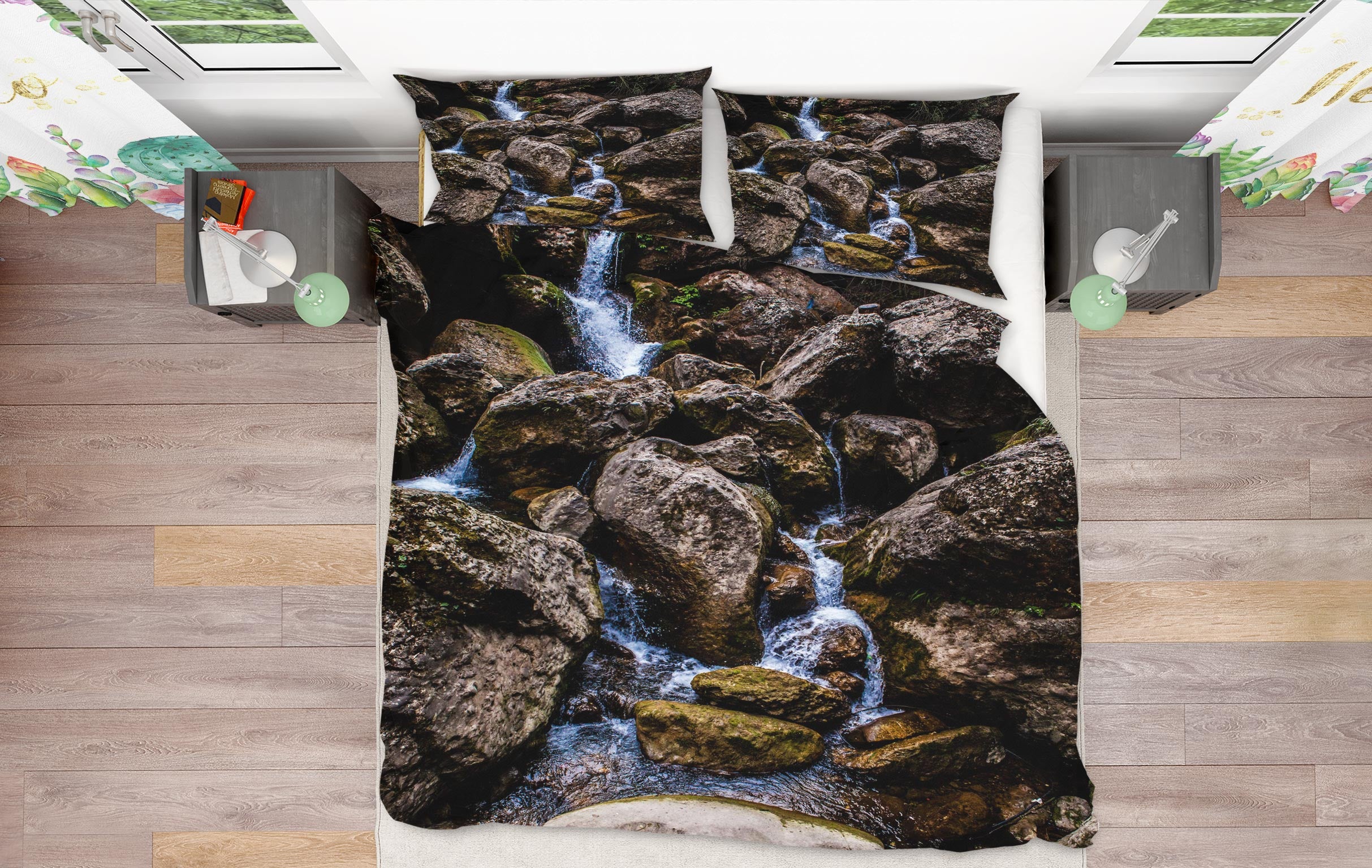 3D Stone 16094 Bed Pillowcases Quilt